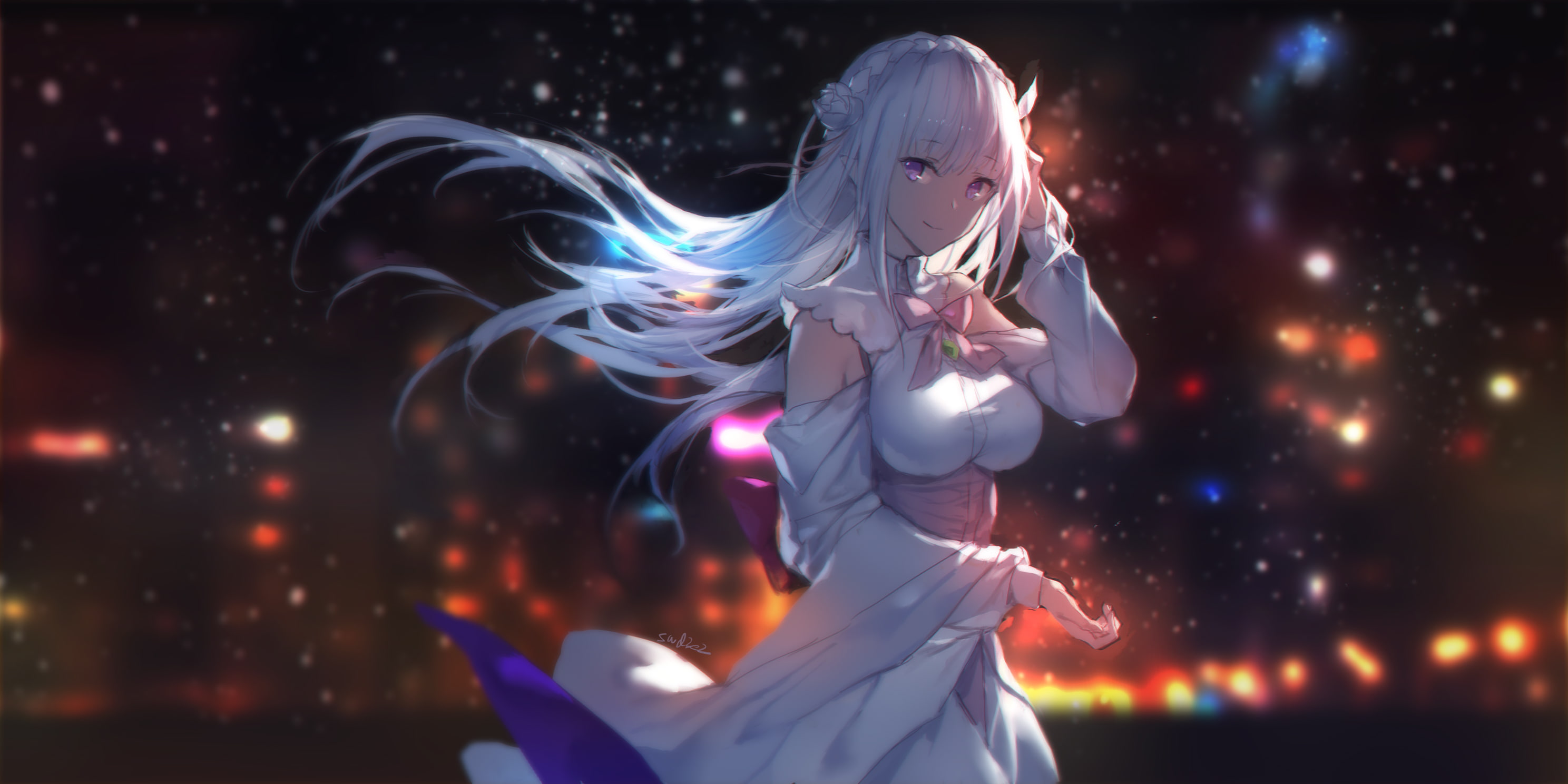 Emilia Re Zero Kara Hajimeru Isekai Seikatsu anime 2k