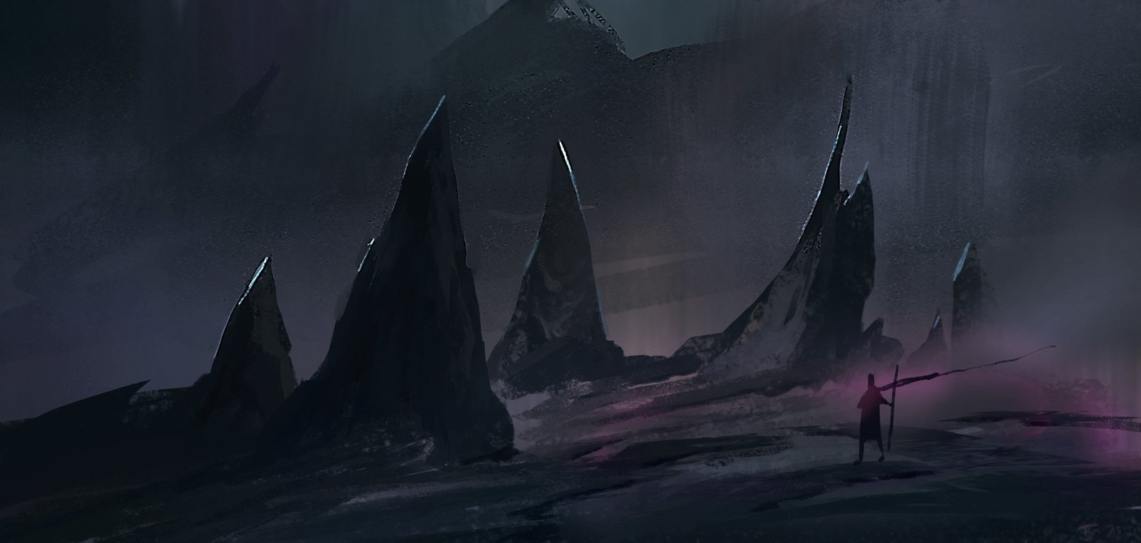 Fantasy Art Landscape Dark Artwork Digital Rock 2k
