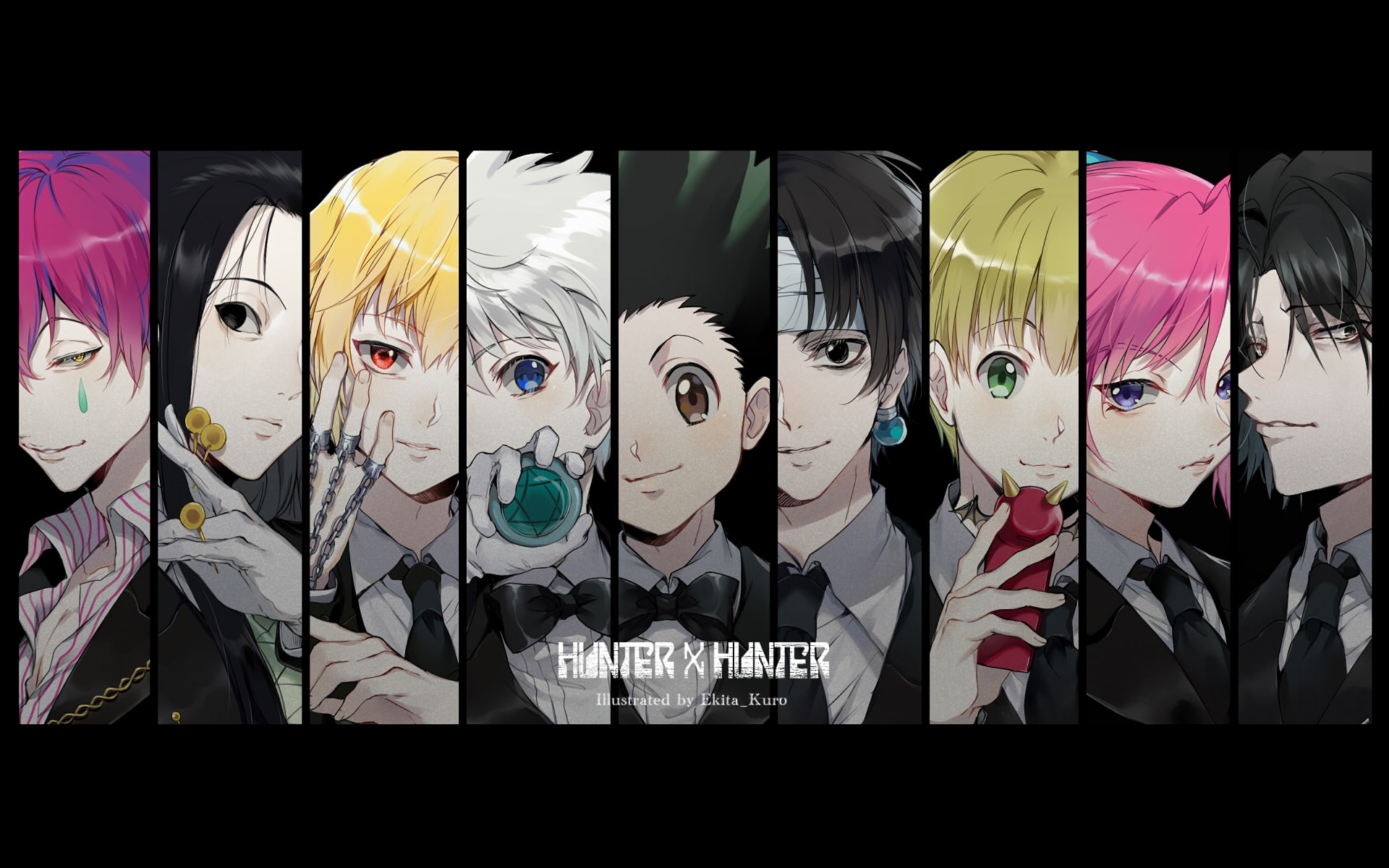 Hunter anime Gon css Hisoka Chrollo Lucifer Kurapika 2k