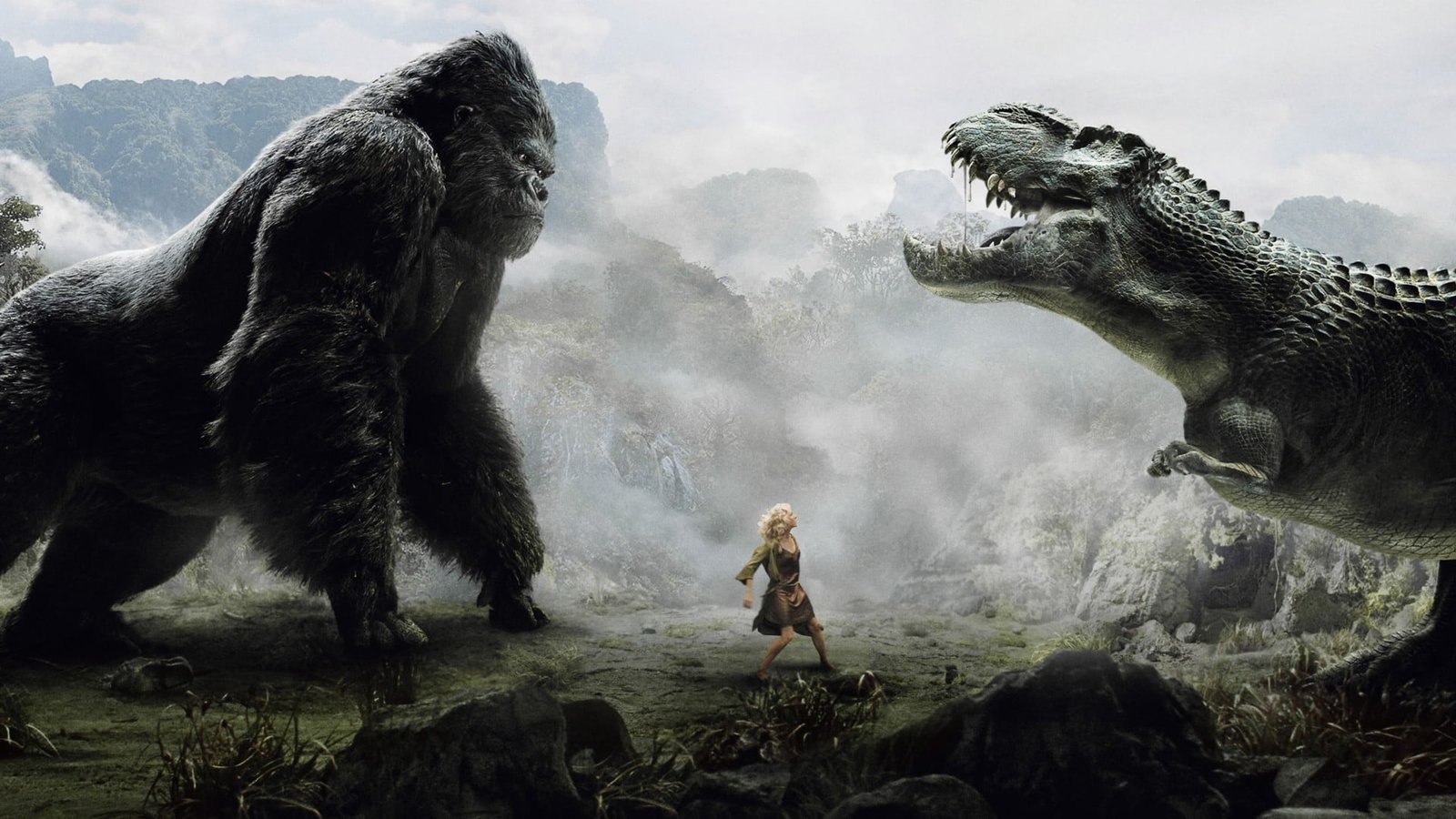 King Kong movie poster movies nature day mammal rock land 2k