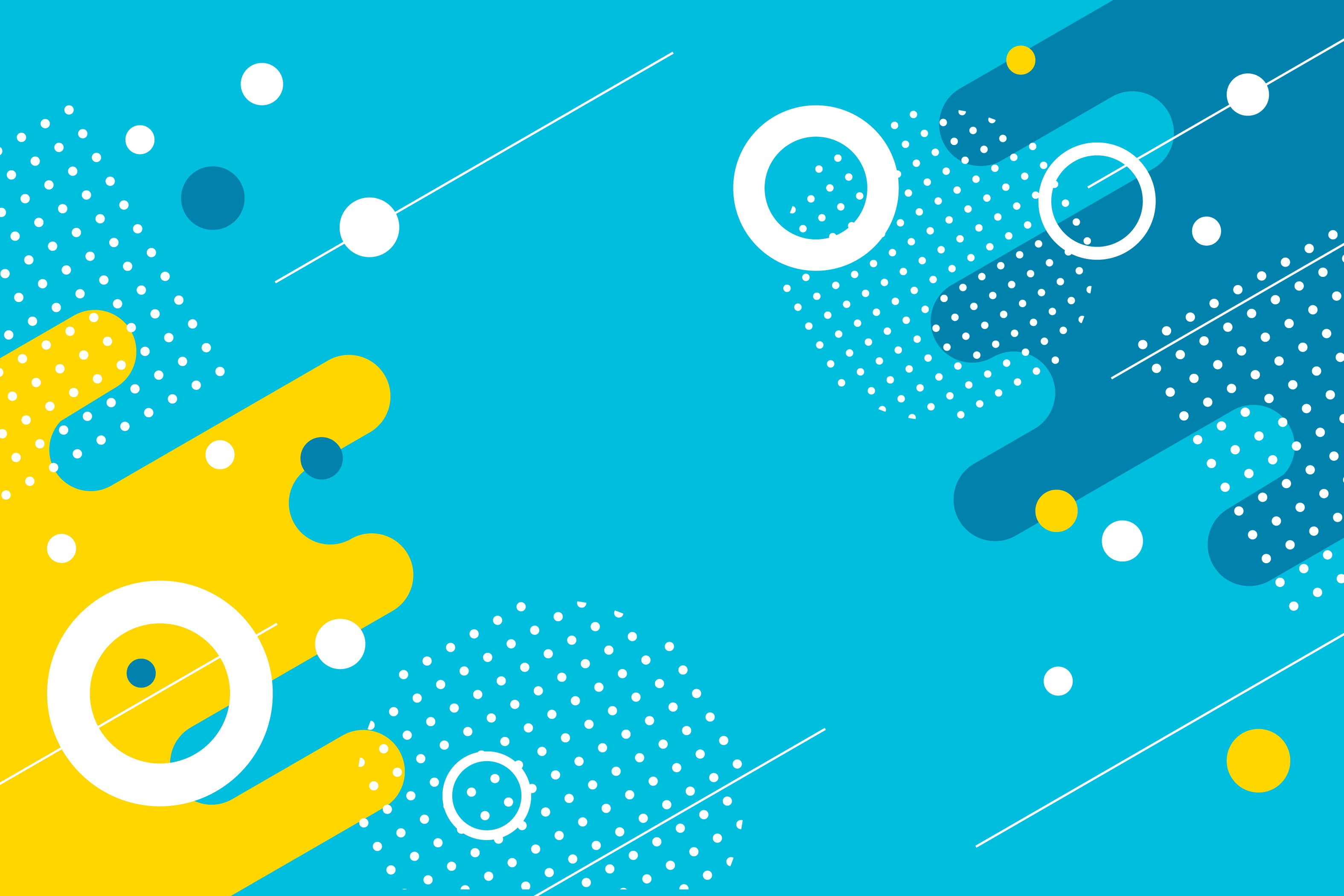 line circles abstraction background colorful geometry 2k