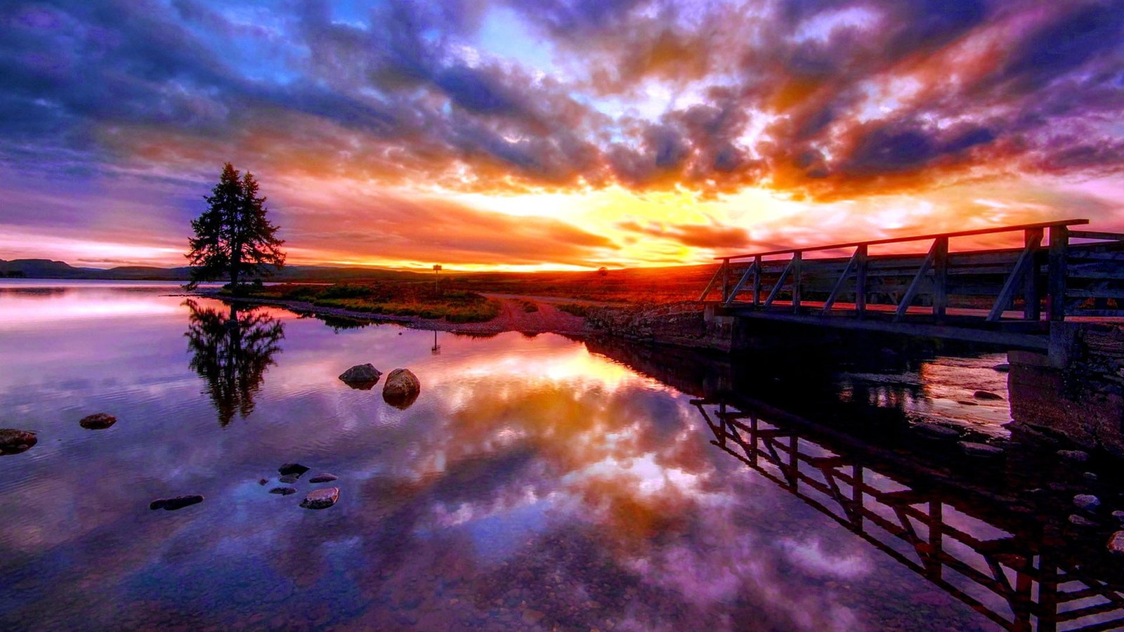 nature sky clouds landscape sun weather summer light 2k