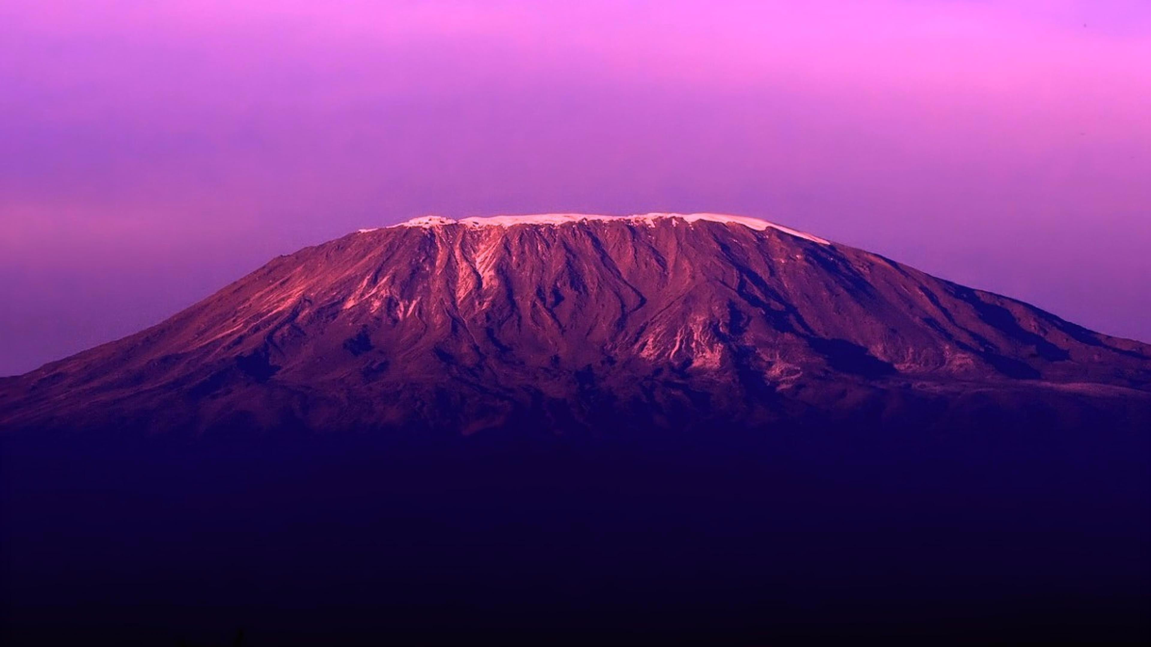 phenomenon africa purple sky national park kilimanjaro 2k 4k