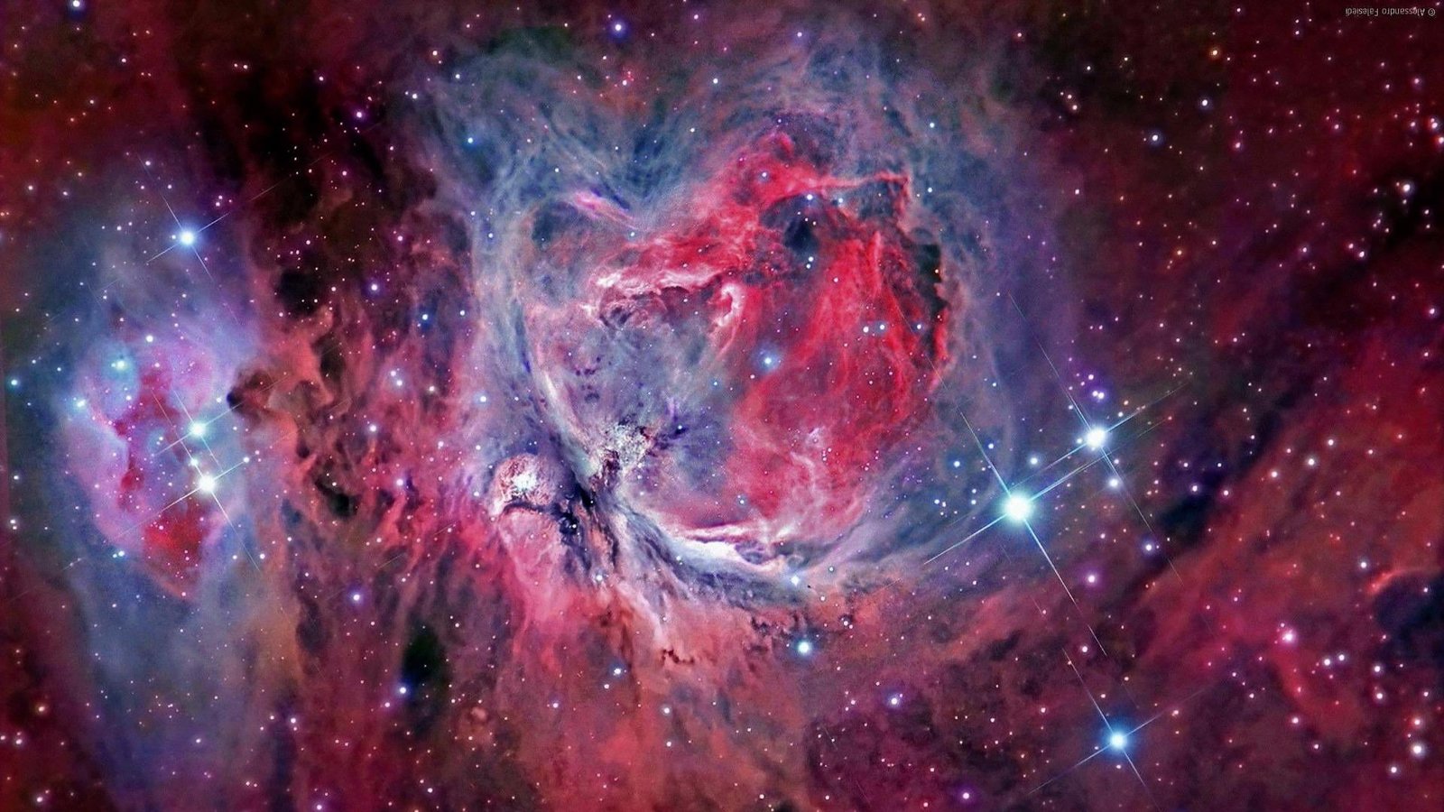 rosette nebula space deep outer galaxy universe 2k