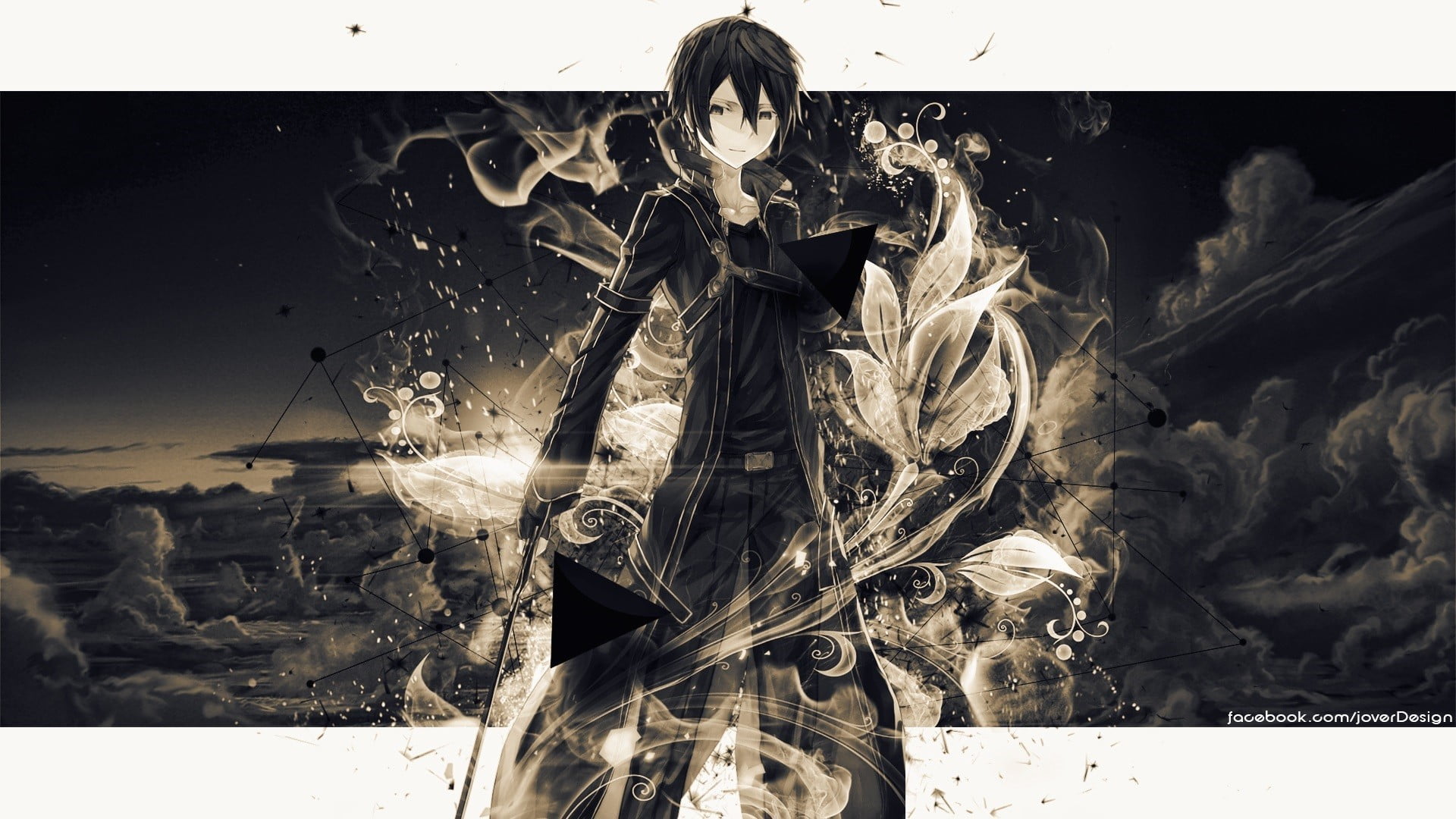SAO Kirito wallpaper anime Sword Art Online Kirigaya Kazuto 2k