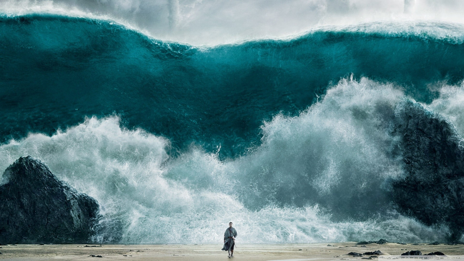 sea waves king Exodus Gods and Kings Christian Bale water 2k