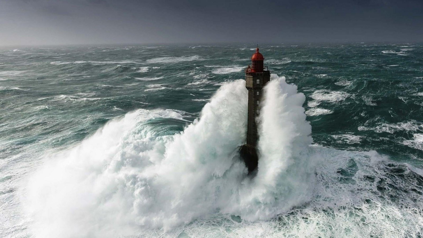 sea wave wind water la jument ocean sky coast ushant mar 2k