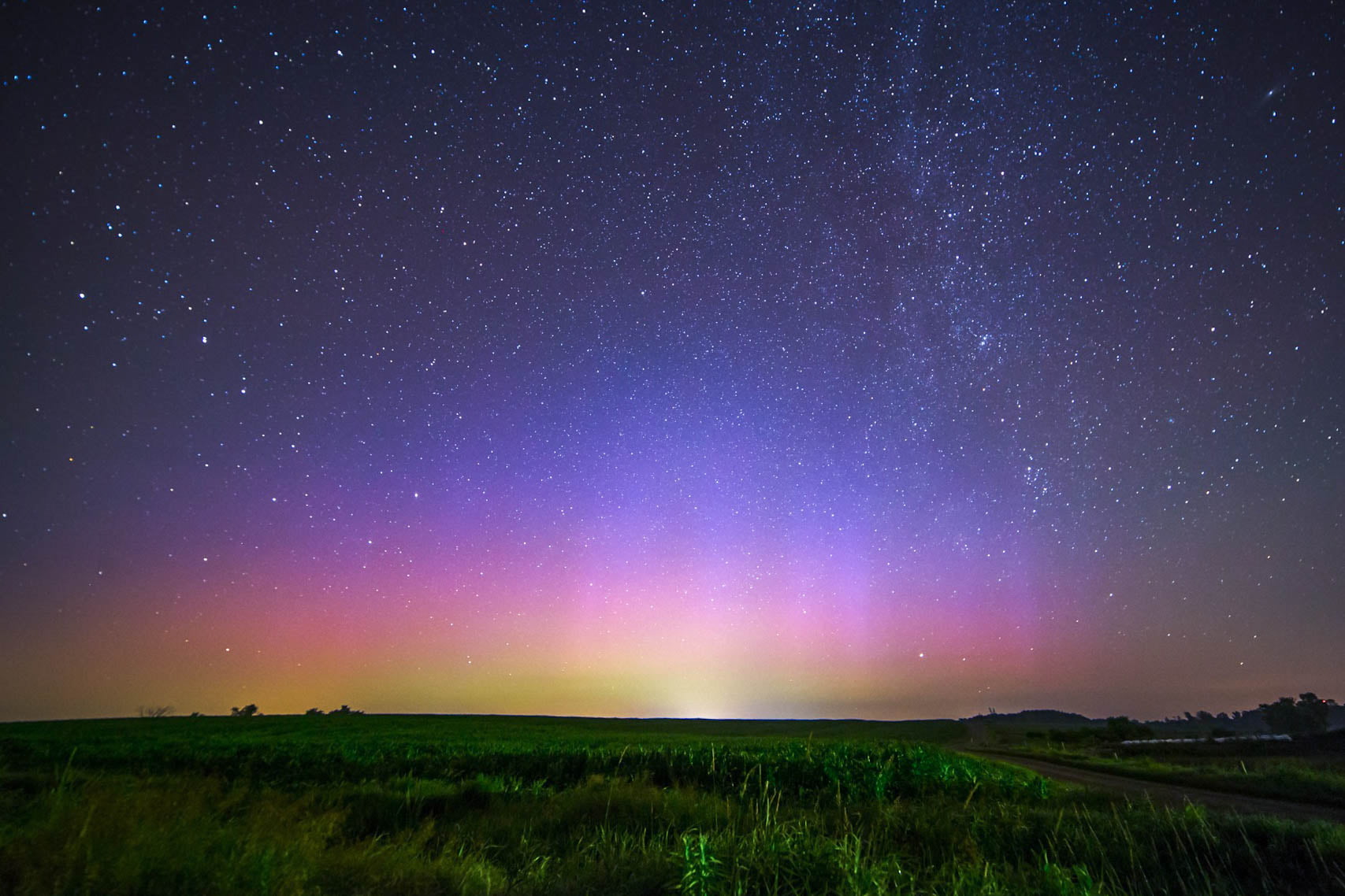 stardust photo Borealis land scape colours creative commons 2k