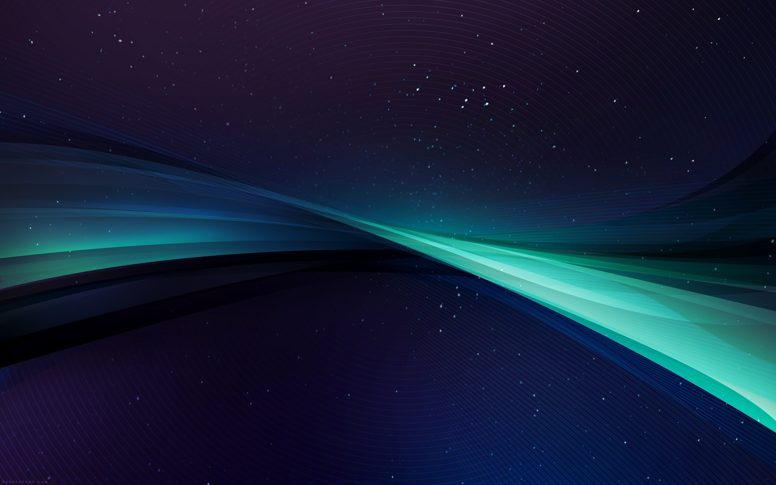 teal and blue wallpaper simple background abstract waveforms 2k