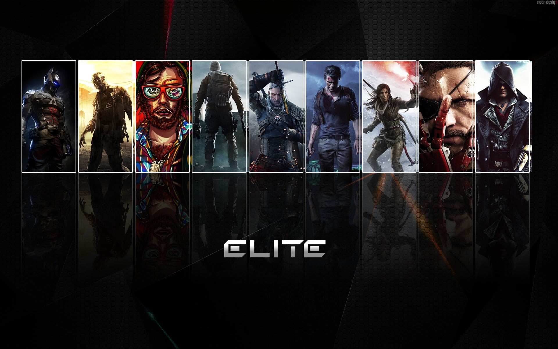 The Witcher 3 Wild Hunt Assassin's Creed Tomb Raider Hotline Miami 2 2k