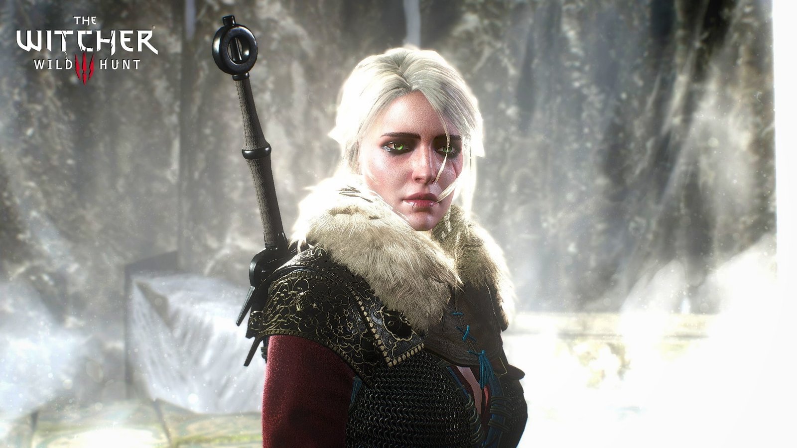 The Witcher 3 Wild Hunt white hair girl the witcher wild hunt 2k