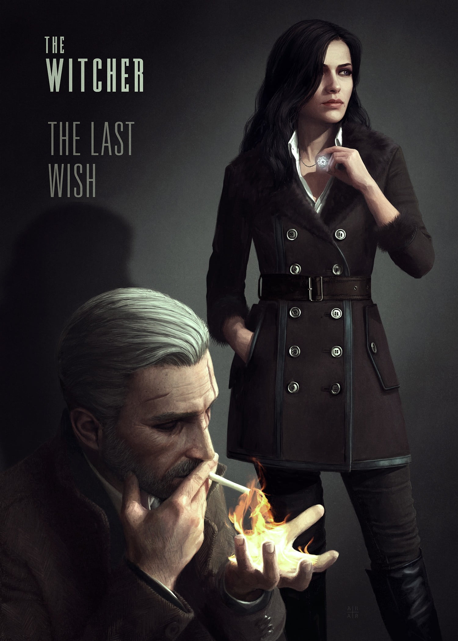 The Witcher Last Wish logo 3 Wild Hunt artwork 2k