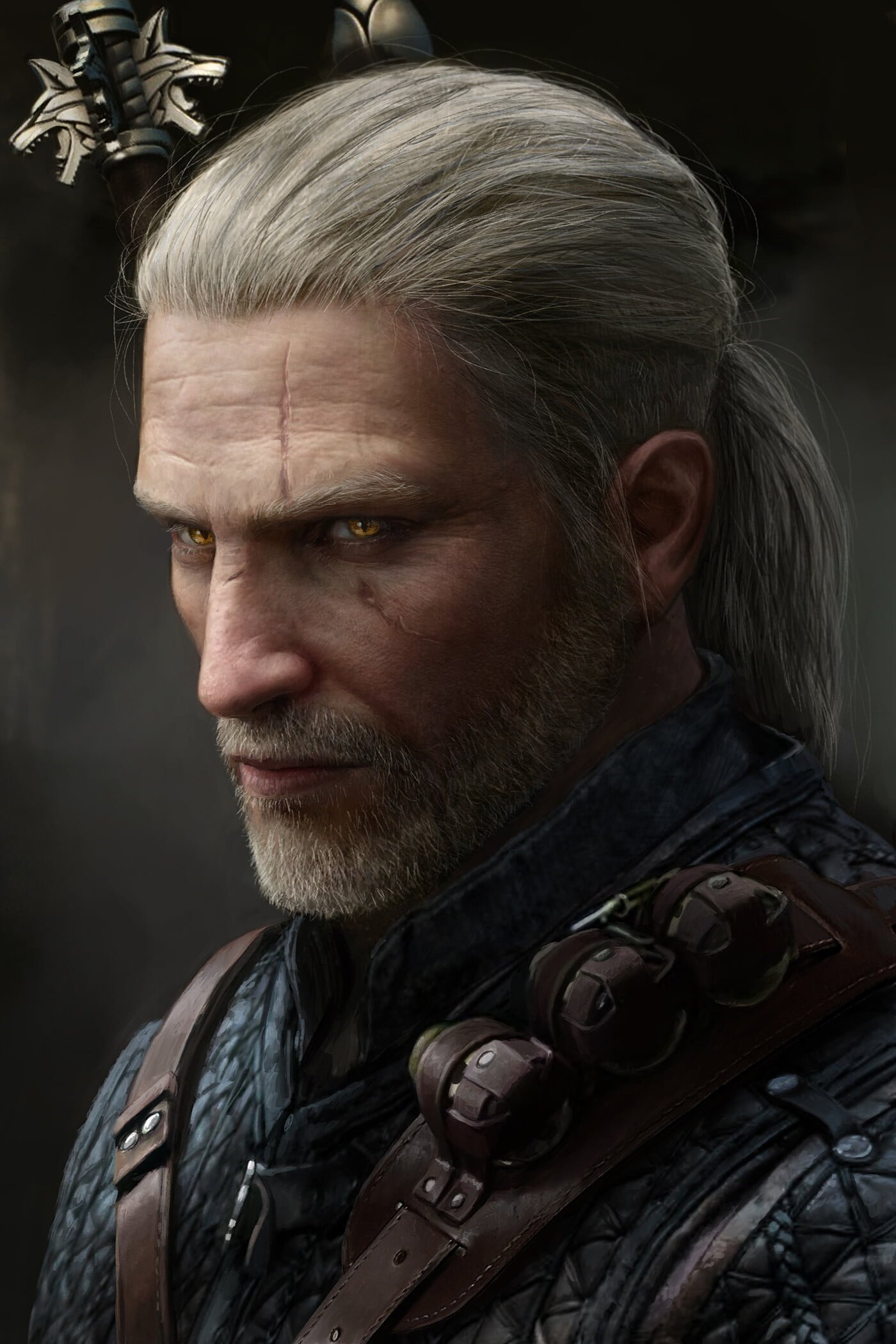 The Witcher 3 Wild Hunt video games RPG portrait