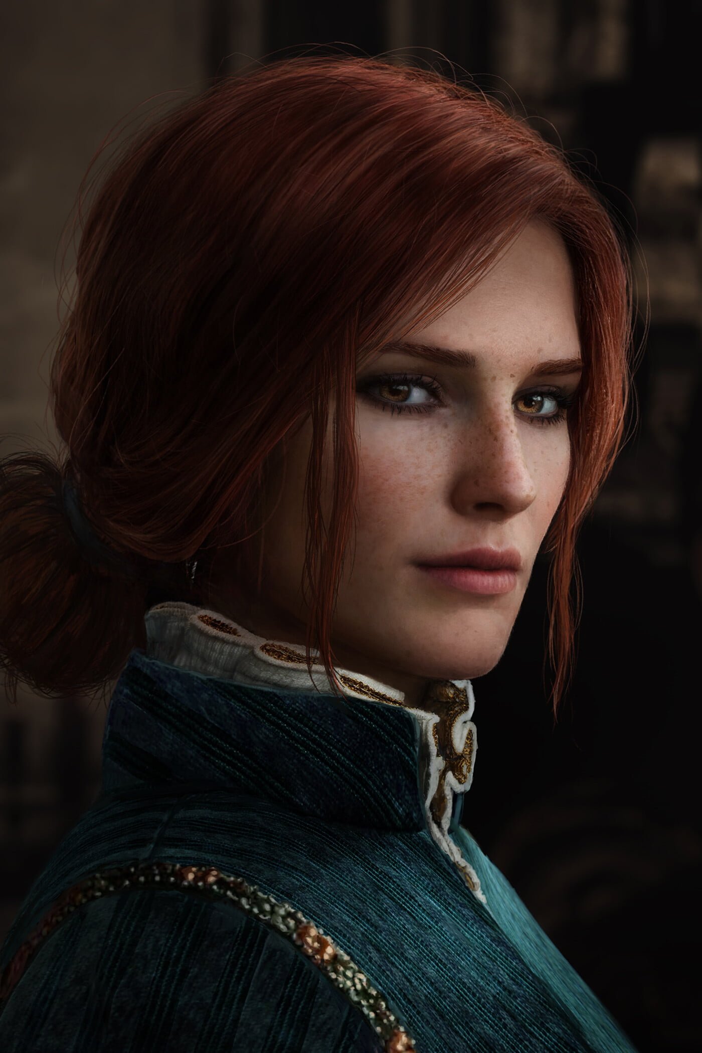 The Witcher 3 Wild Hunt video games RPG portrait