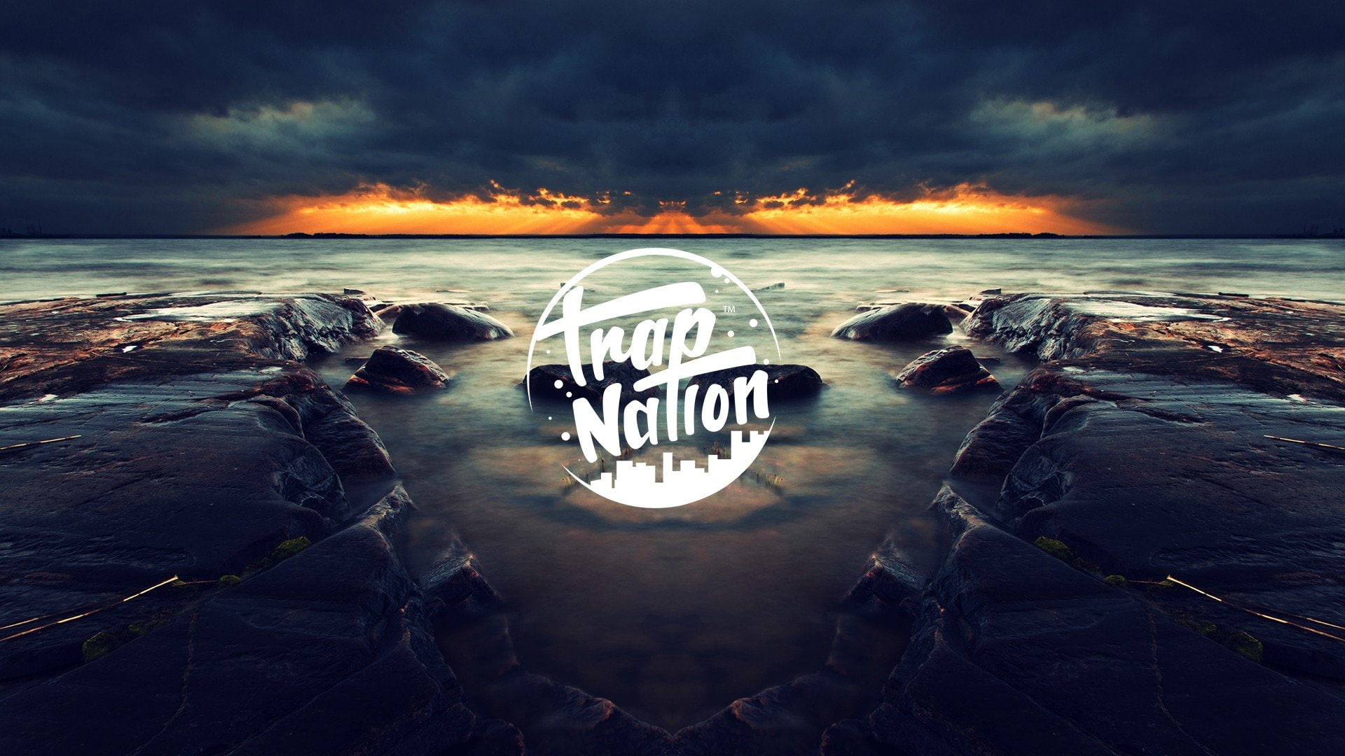 trap nation sky sea water text beach land nature motion 2k