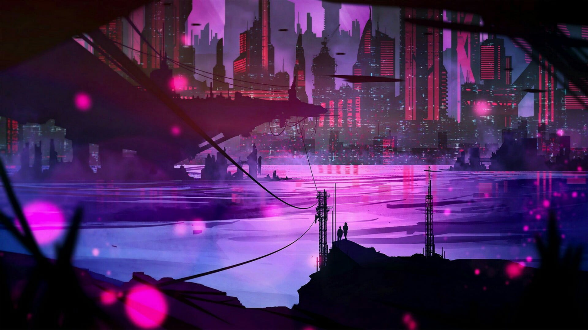 future stage sciencefiction drawing scifi graphics theatrical scenery 2k