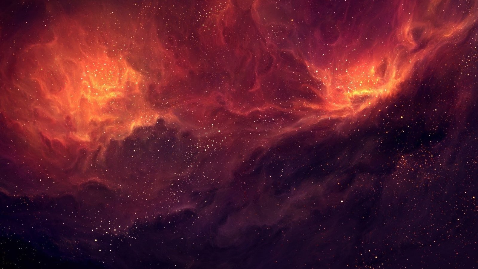 galaxy digital wallpaper space art stars planet nebula 2k