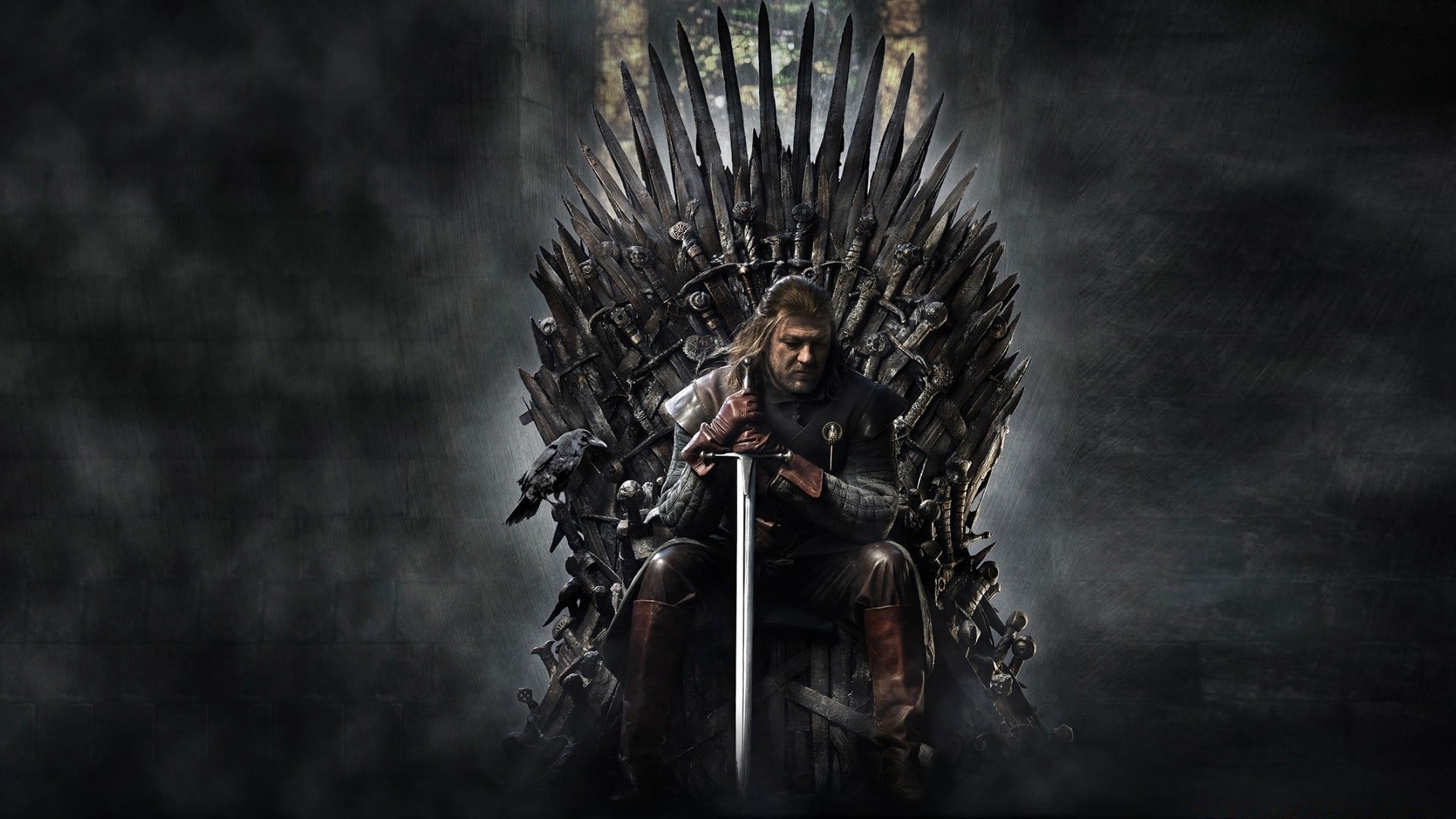 Game of Thrones Eddard Stark Sean Bean Iron Throne sword one person 2k
