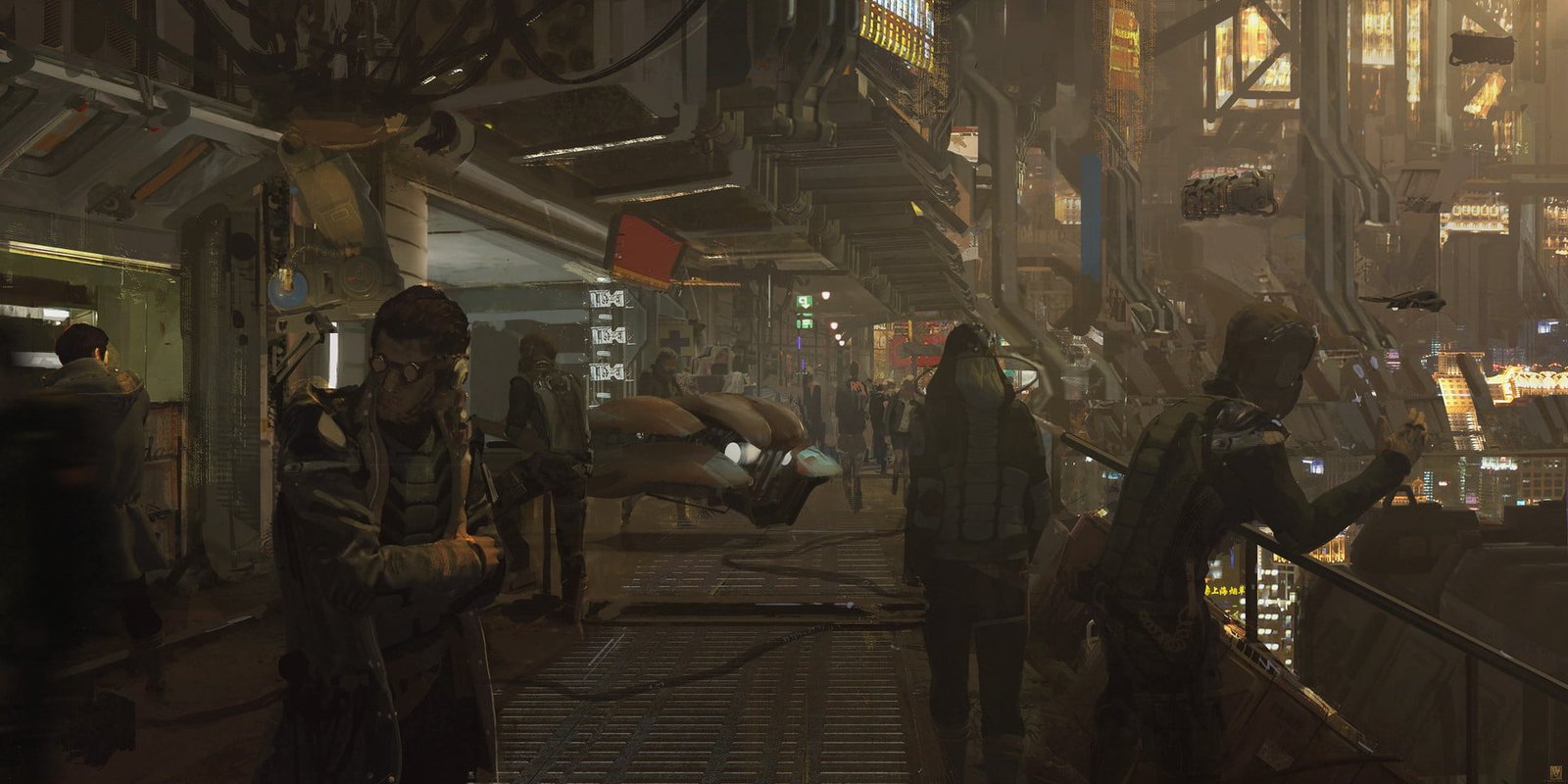 game wallpaper digital art artwork cyberpunk futuristic science fiction 2k