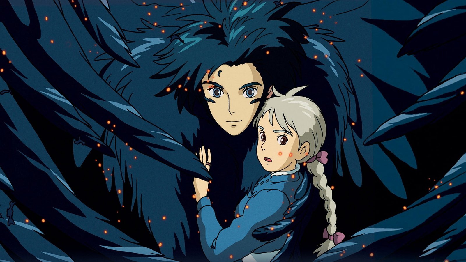 girl wearing blue long sleeved shirt illustration Studio Ghibli 2k