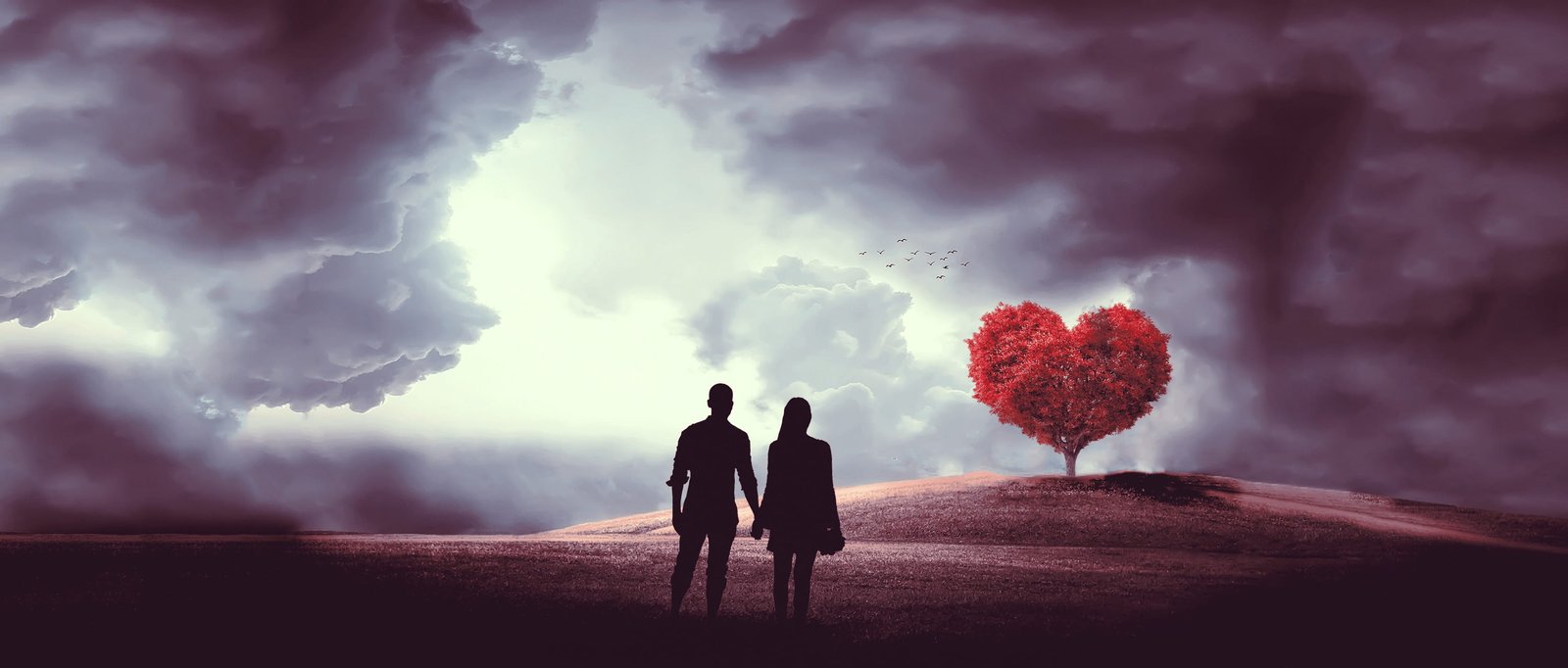 heart tree couple love romance lovers nature romantic 2k