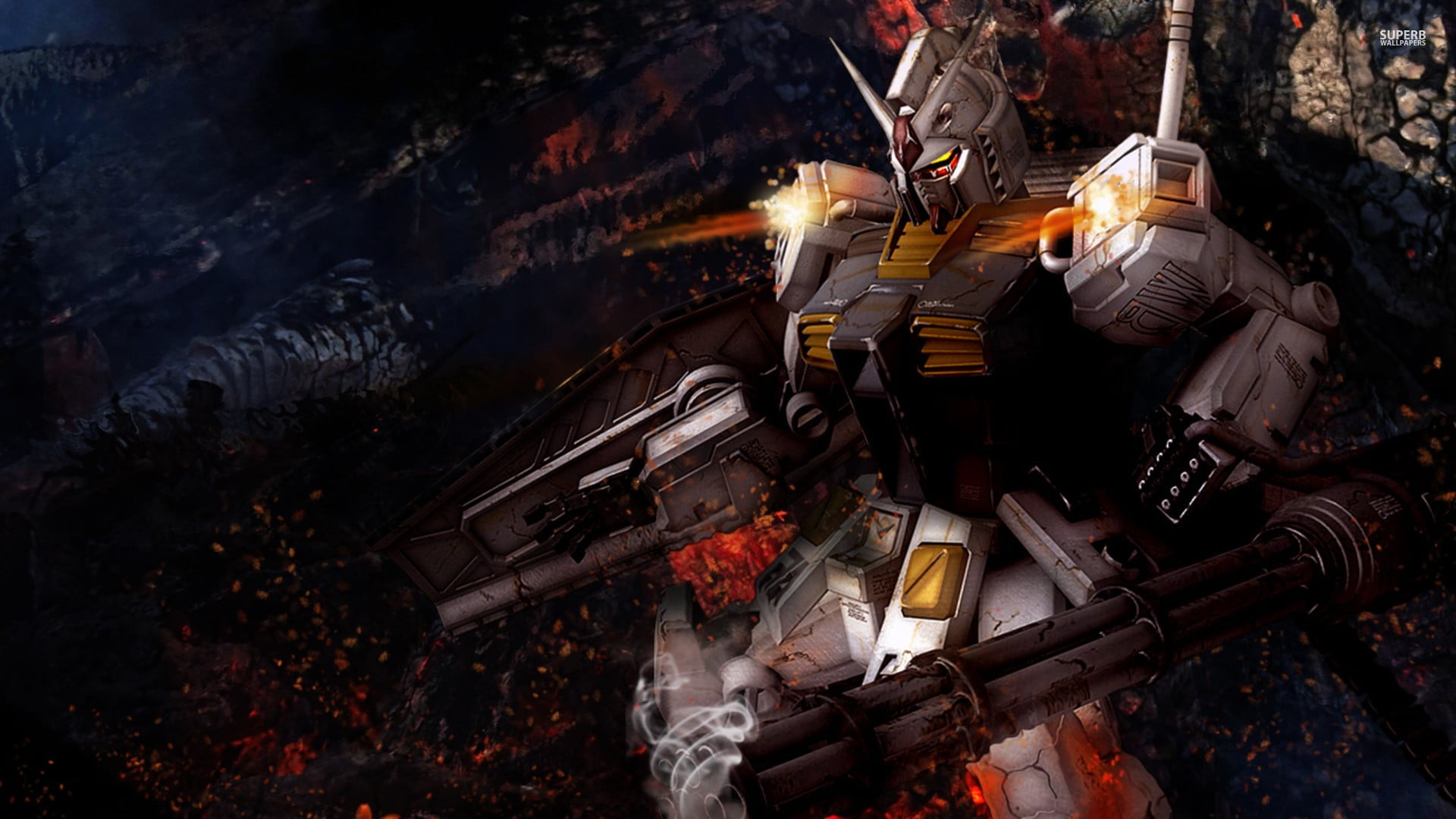 Gundam illustration Mobile Suit RX 78 anime 2k