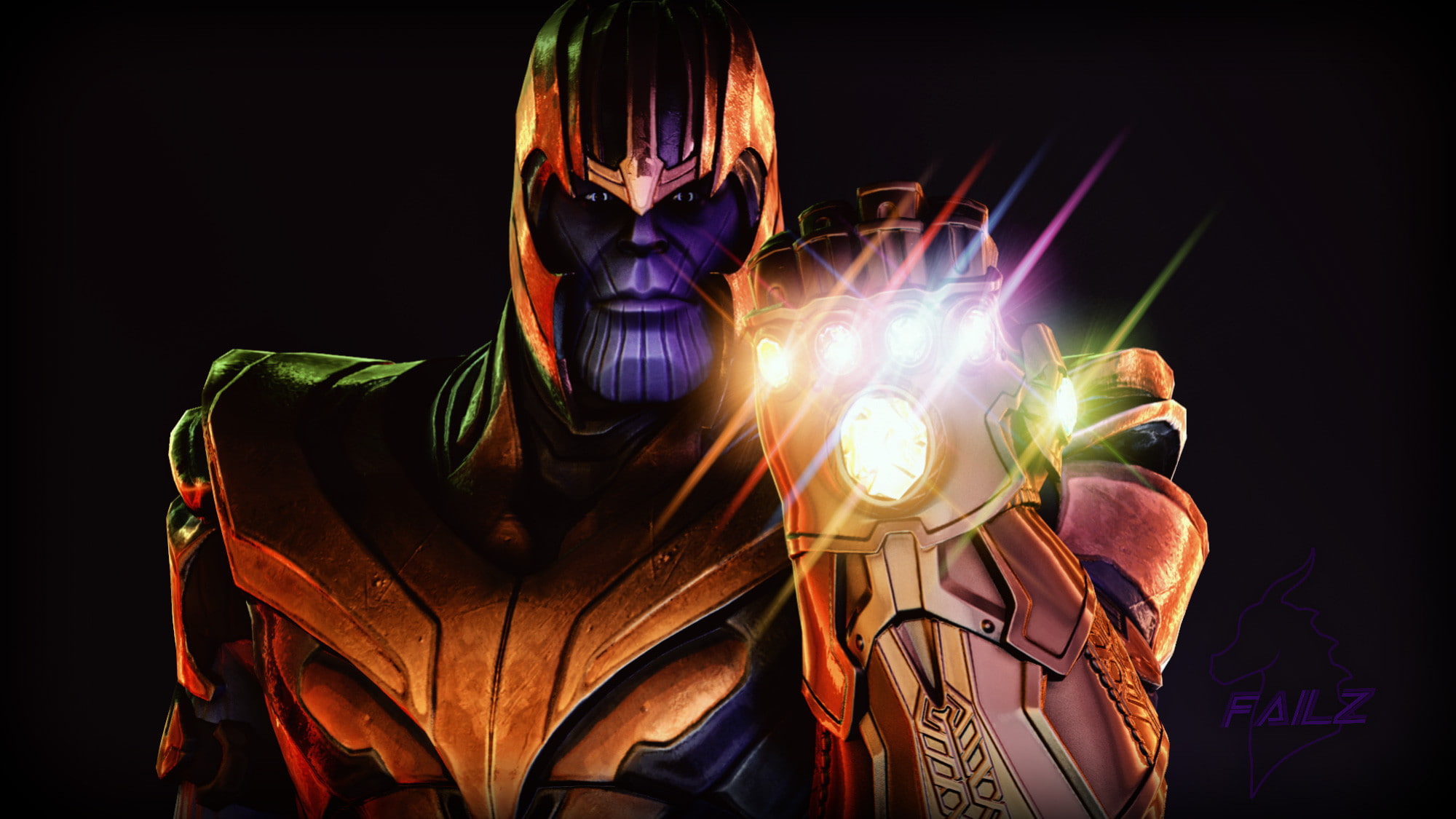 Infinity Thanos Gauntlet HD 2k