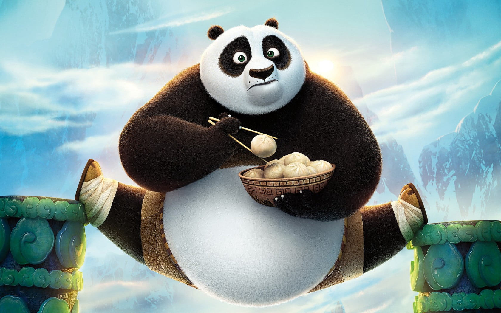 Kung Fu Panda illustration kung fu panda 3 bear backgrounds 2k