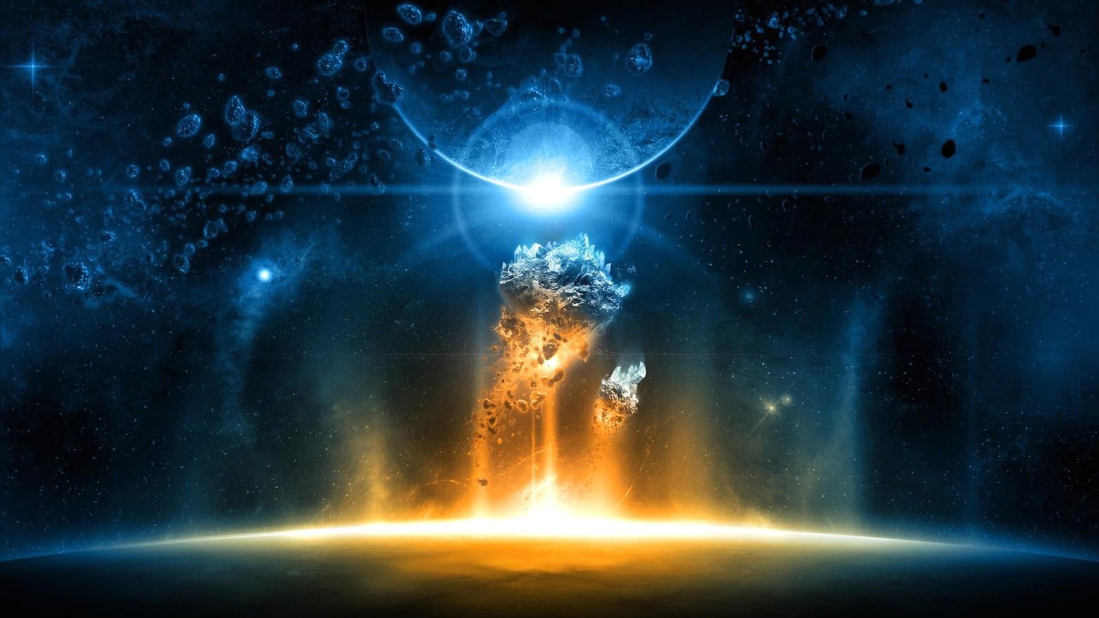 light space star design stars wallpaper sky night lightning 2k