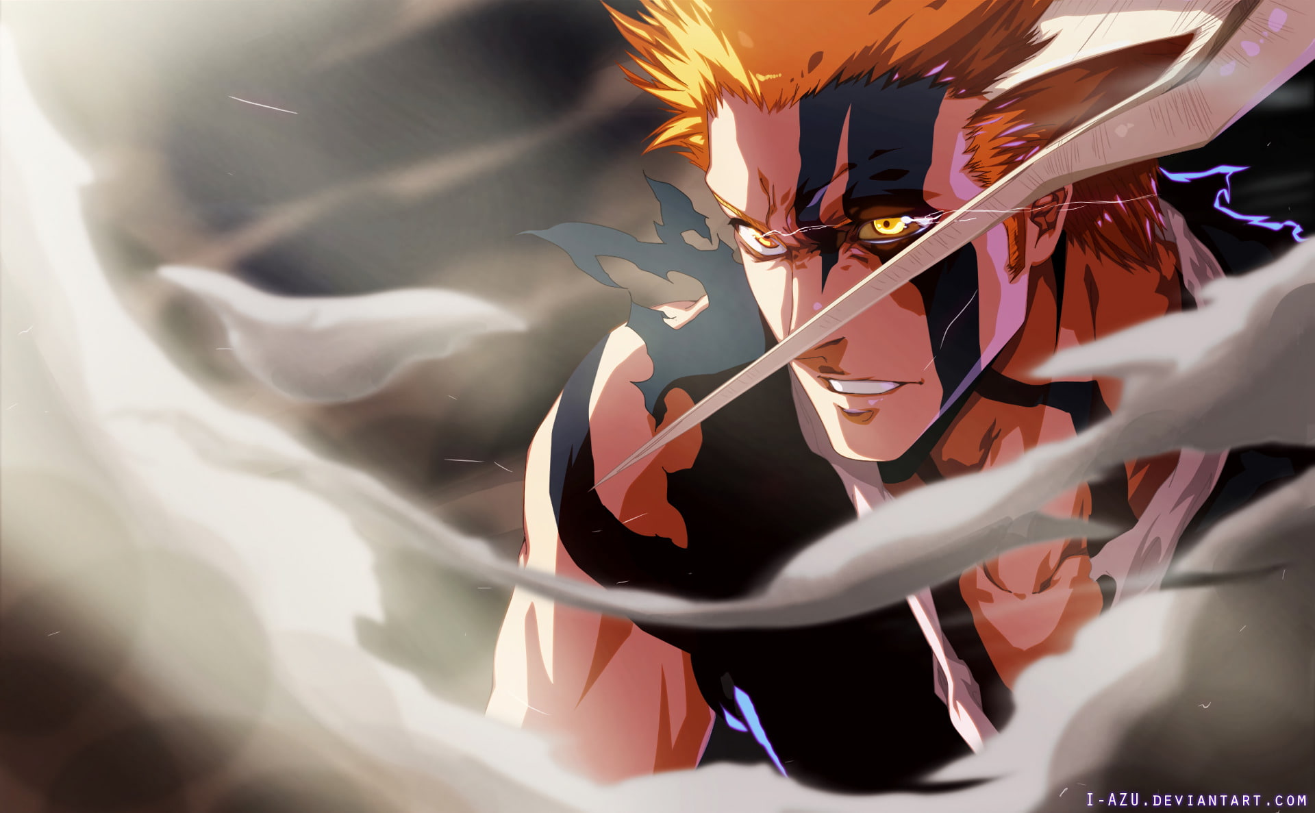 male anime character Bleach Ichigo Kurosaki 2k