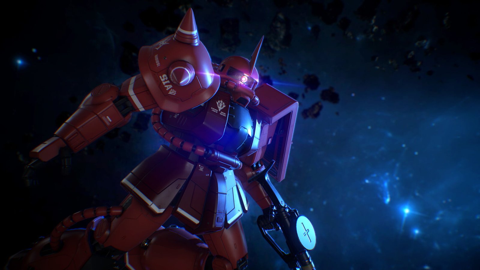 Mobile Suit Gundam anime mech Zaku II robot Char Aznable 2k
