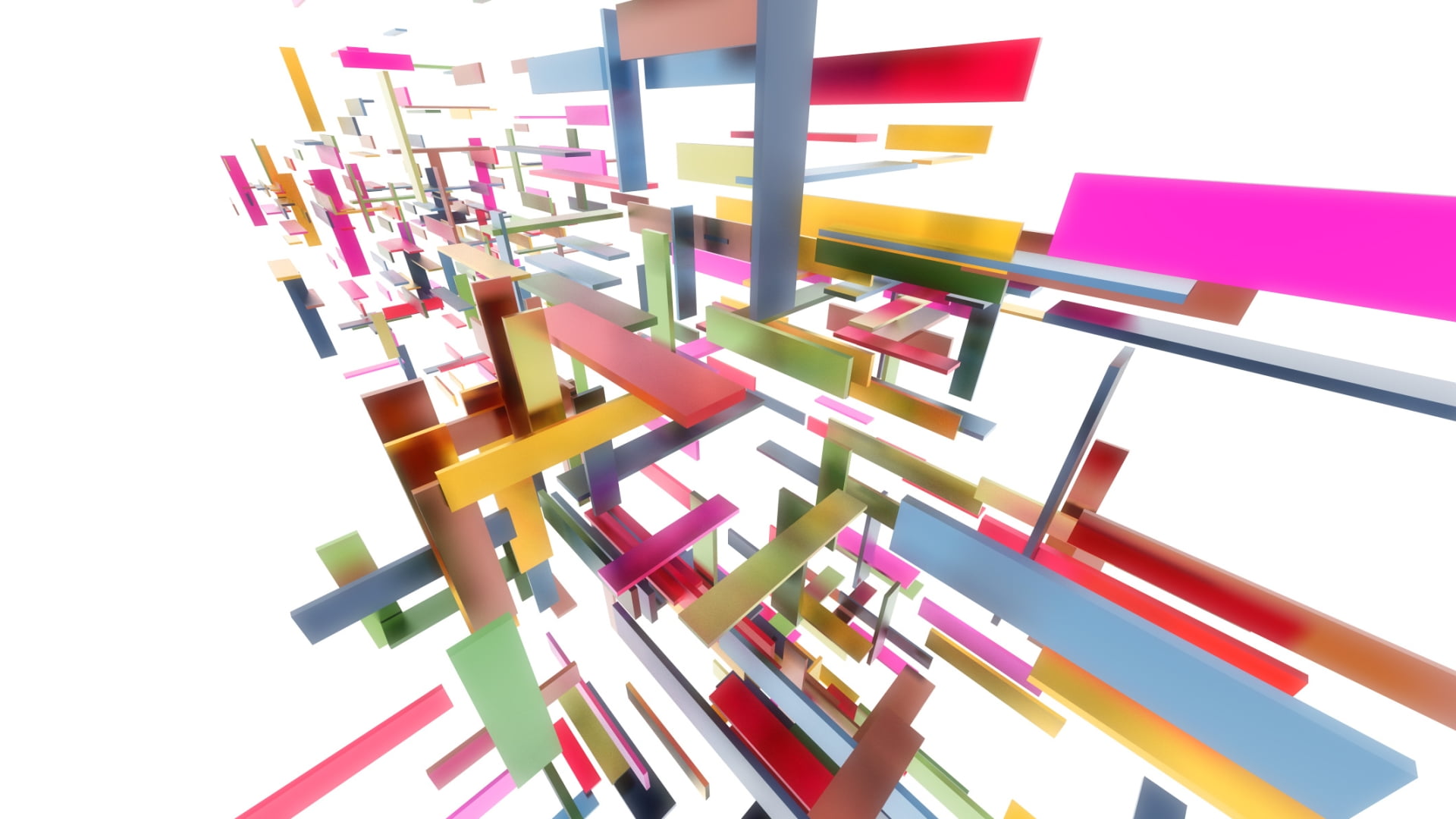 multicolored wallpaper geometry white colorful abstract background 2k