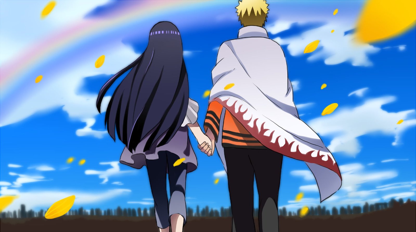 Naruto and Hinata illustration Anime Hy ga Uzumaki 2k