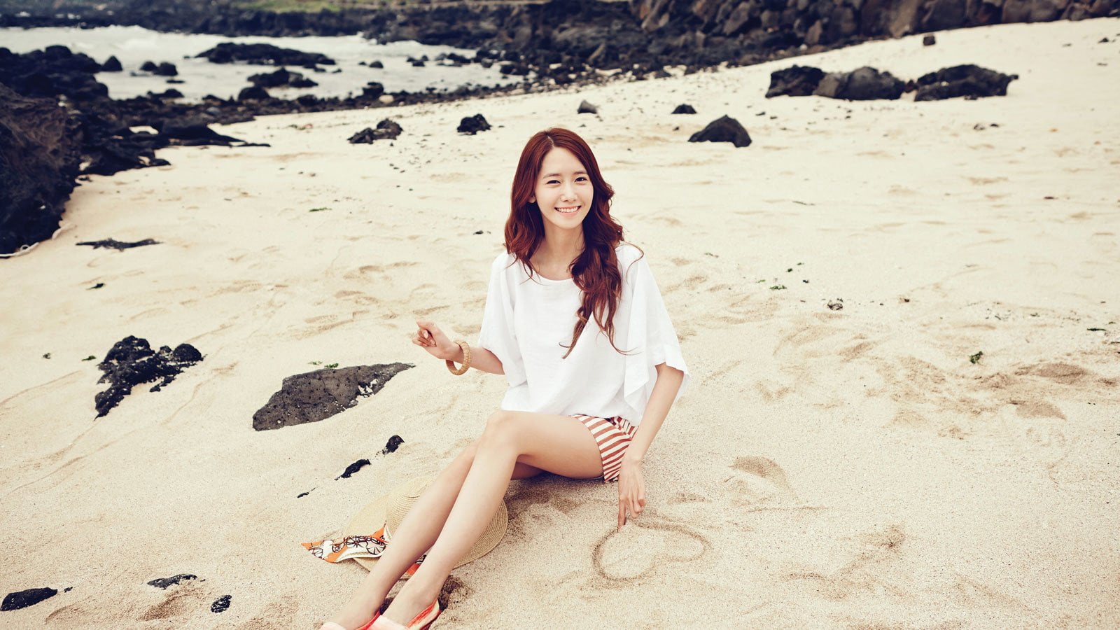 Music Yoona Girl Girls Generation K Pop SNSD land beach 2k