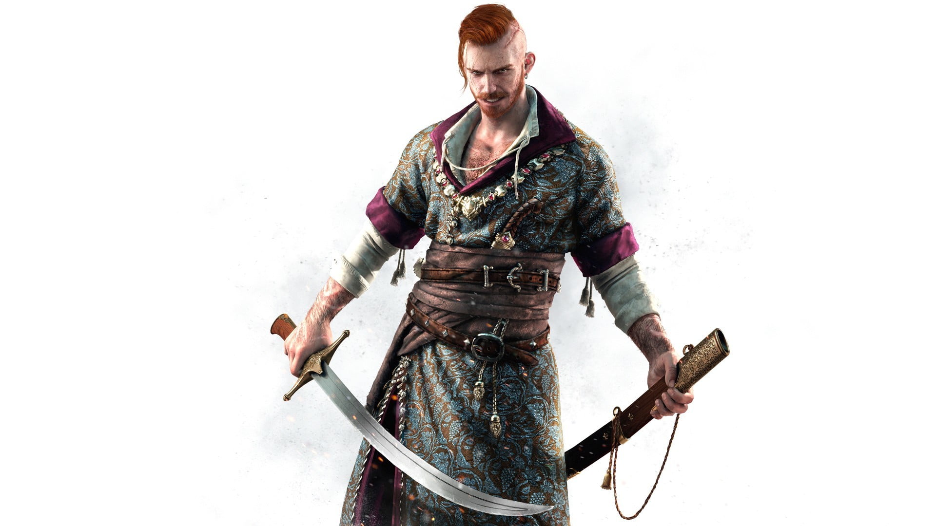 Olgierd von Everec Robe CD Projekt RED standing video game characters 2k