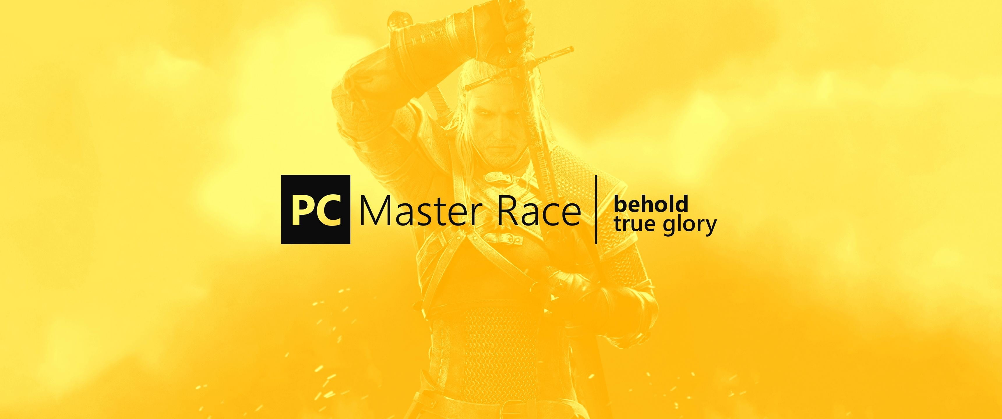 PC Master Race gaming Geralt of Rivia The Witcher 3 Wild Hunt 2k
