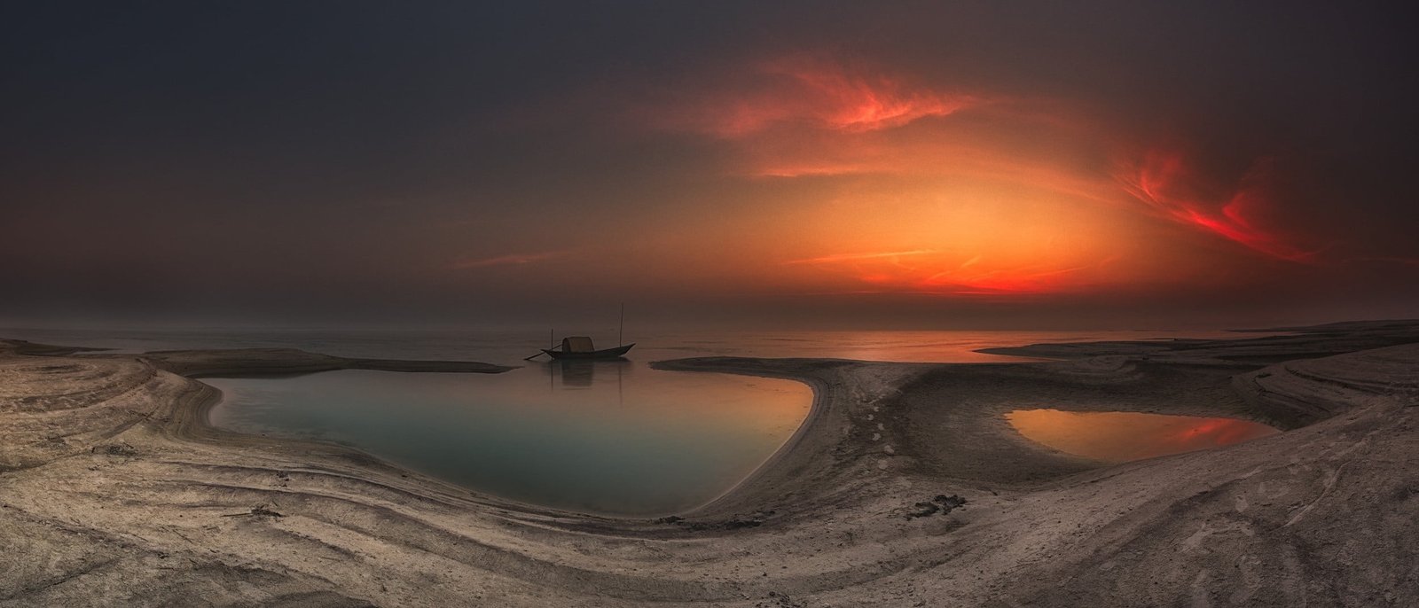 photo of body water during sunset photography nature river 2k