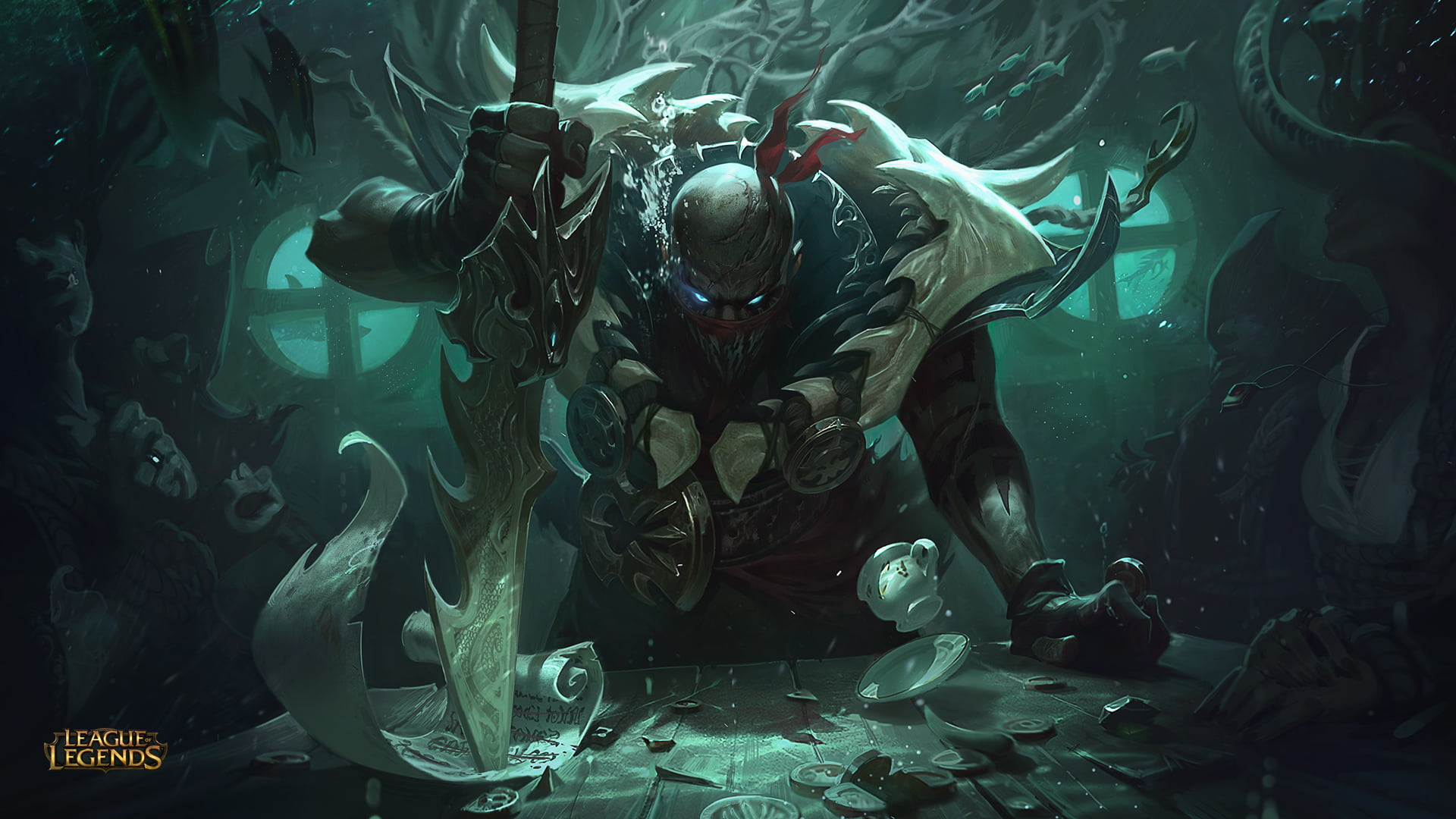 Pyke from League of Legends wallpaper league 2k