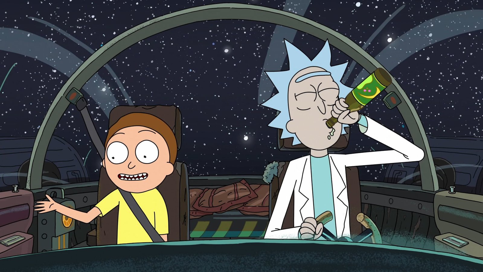 Rick and Morty illustration Adult Swim cartoon Sanchez 2k