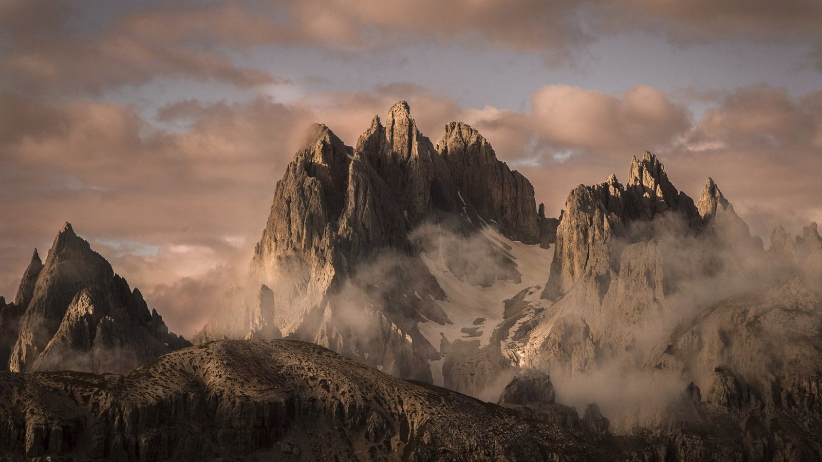rock formation tre cime nature park natural 2k
