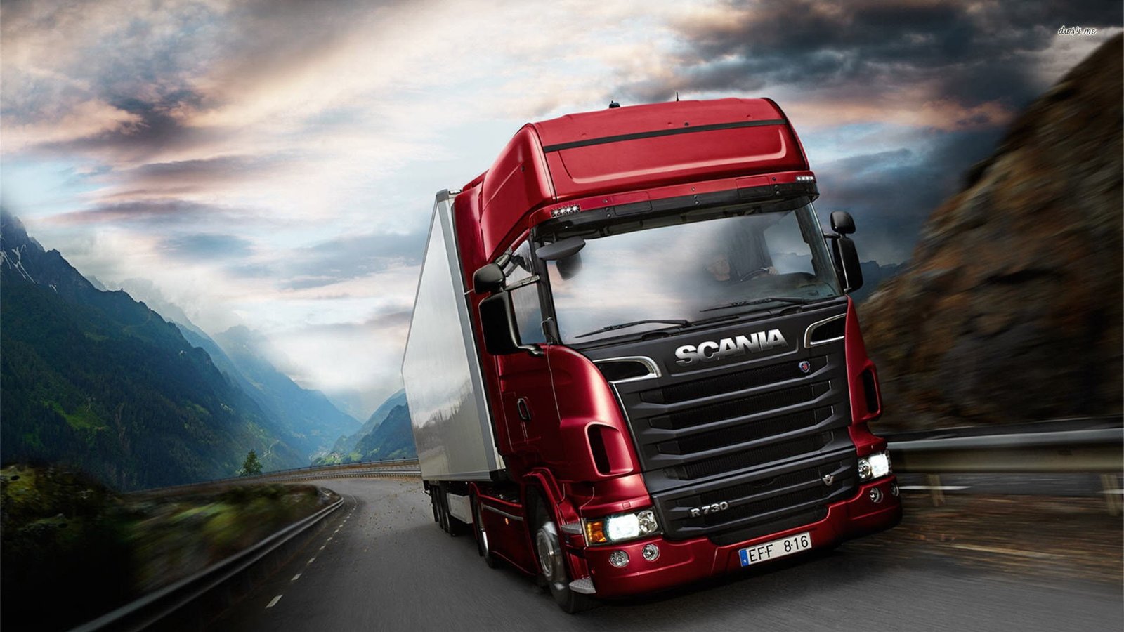 Scania Truck vehicle transportation mode of 2k