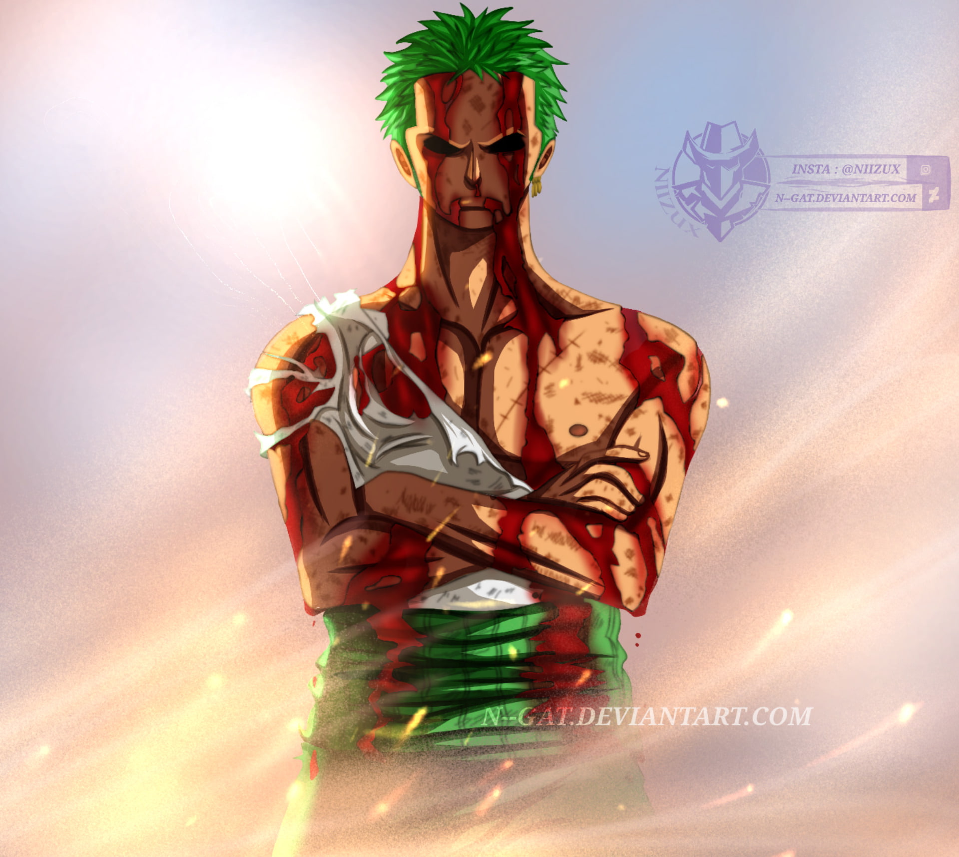 Anime One Piece Zoro Roronoa 2k