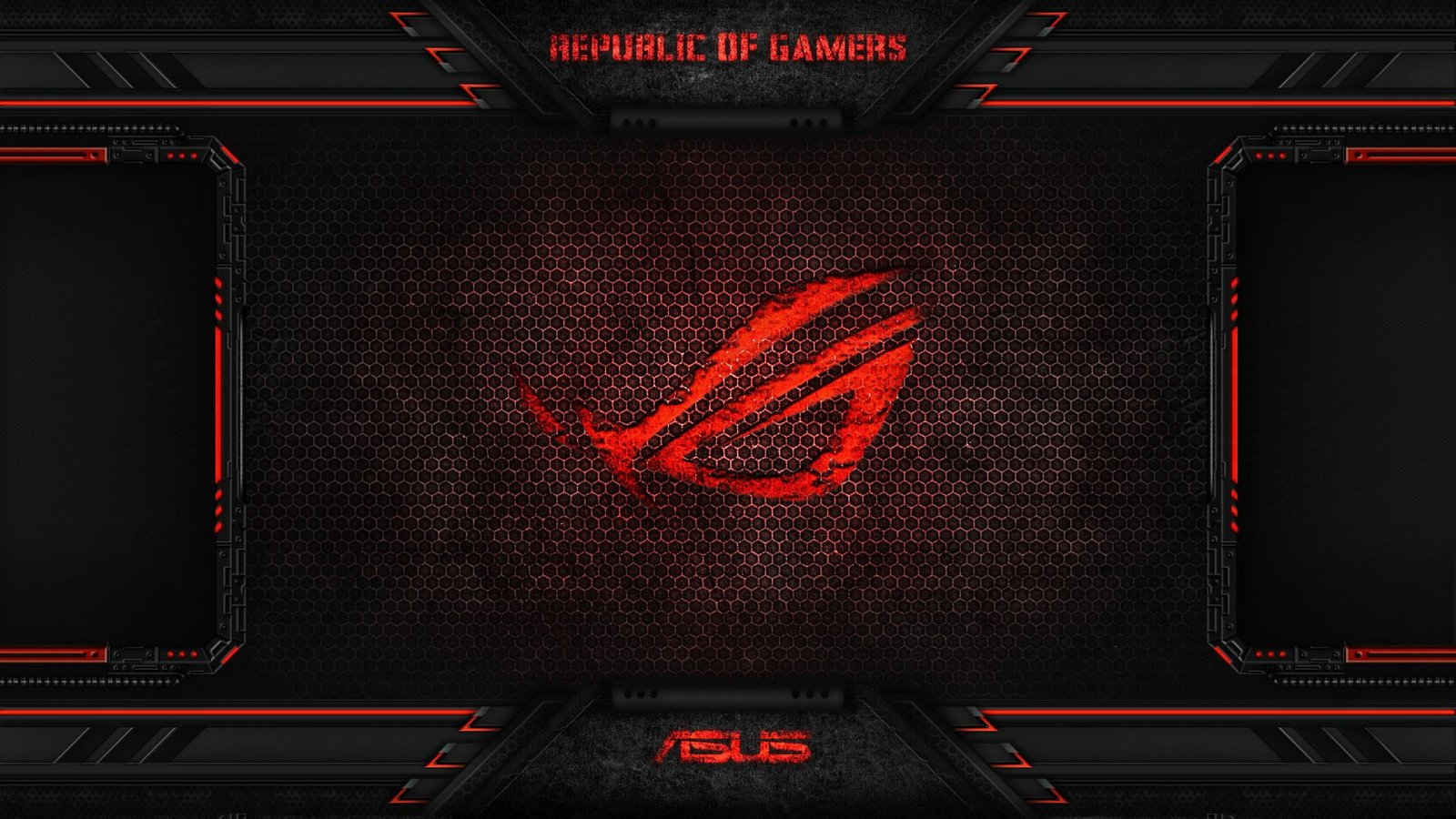 Asus Rog logo red game technology computer data internet 2k