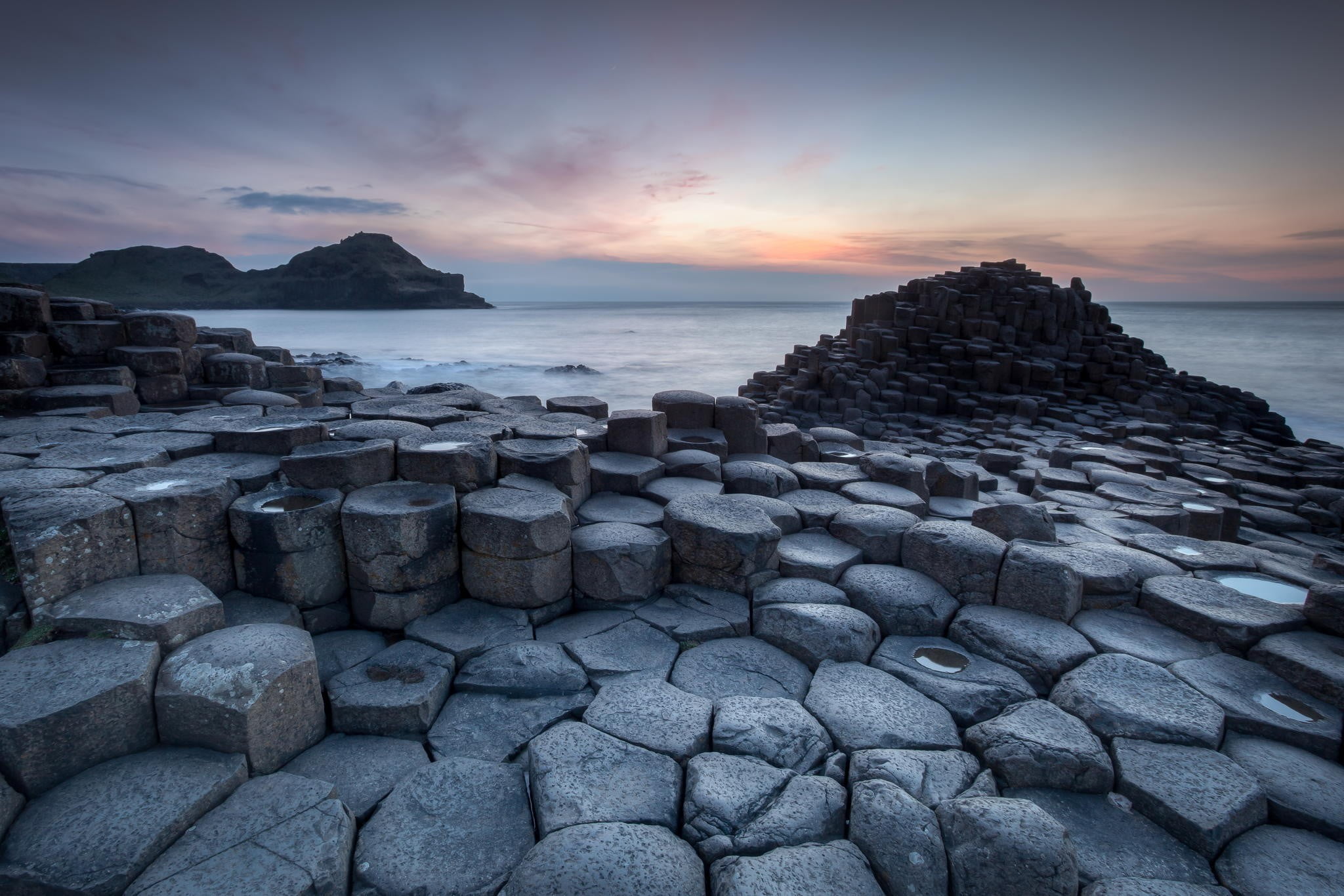 Giant Causeway sea beach landscape nature Giant's 2k