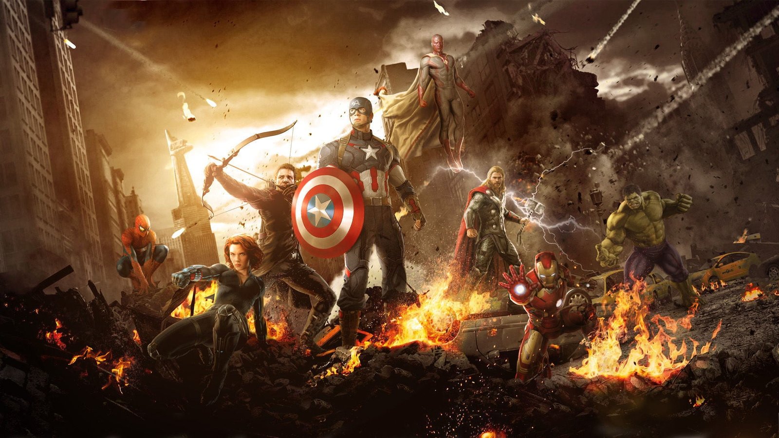 Marvel Avengers wallpaper The movies Iron Man Hulk 2k