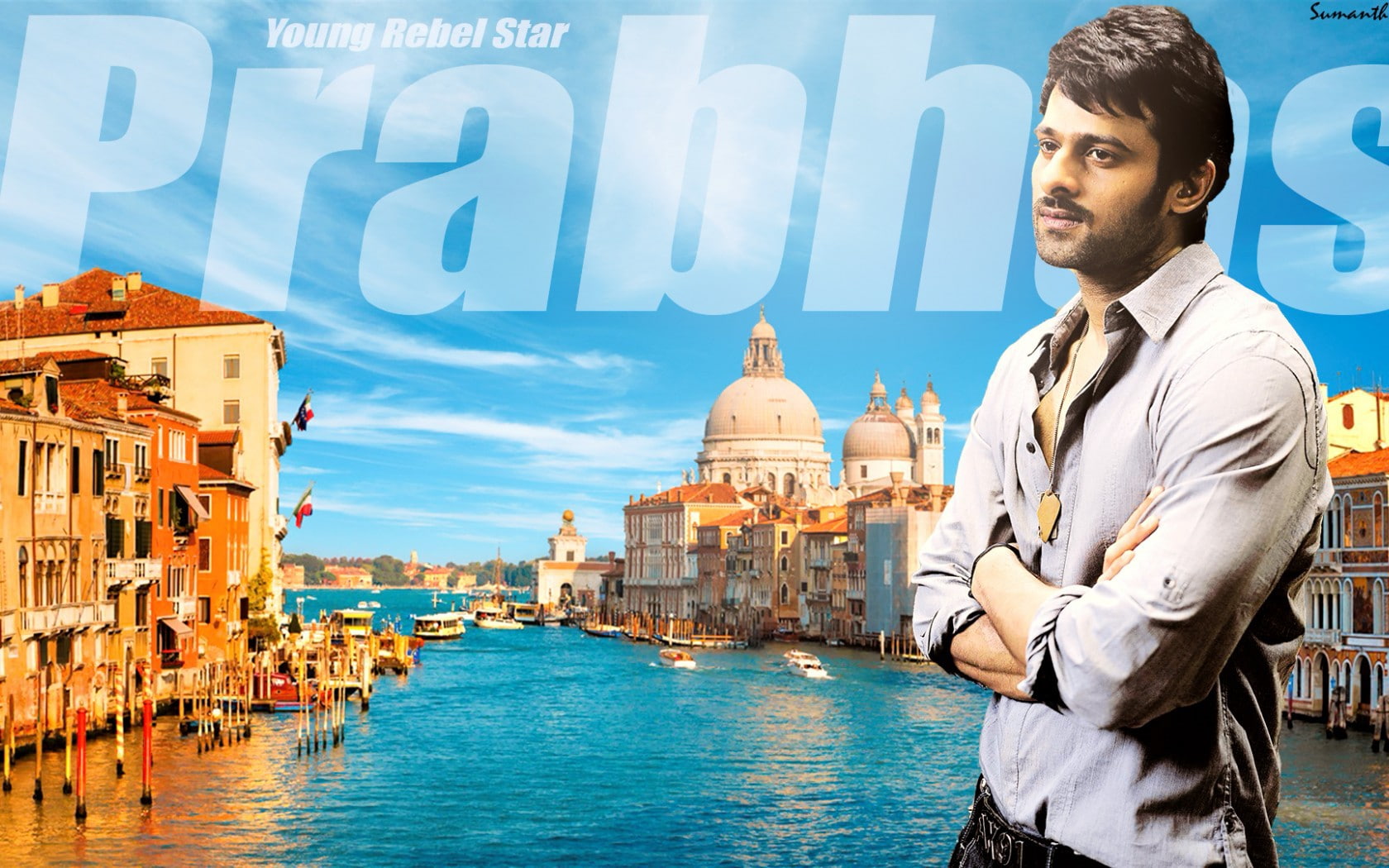 Prabhas movie widescreen india scenery venice widecreen 2k