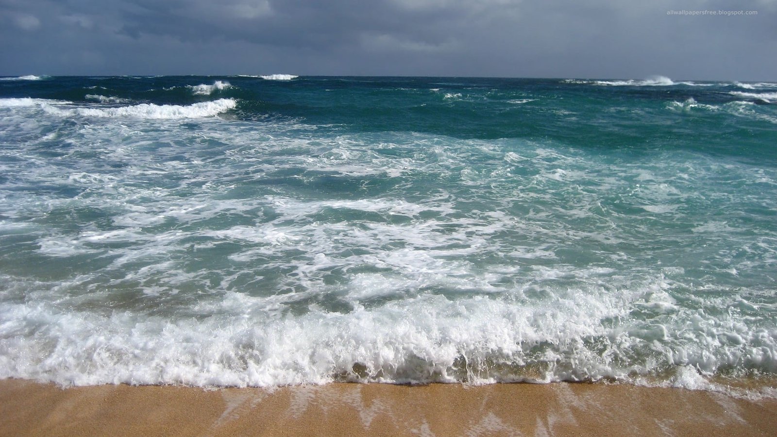 seashore and brown sand beach waves sky water horizon sport 2k