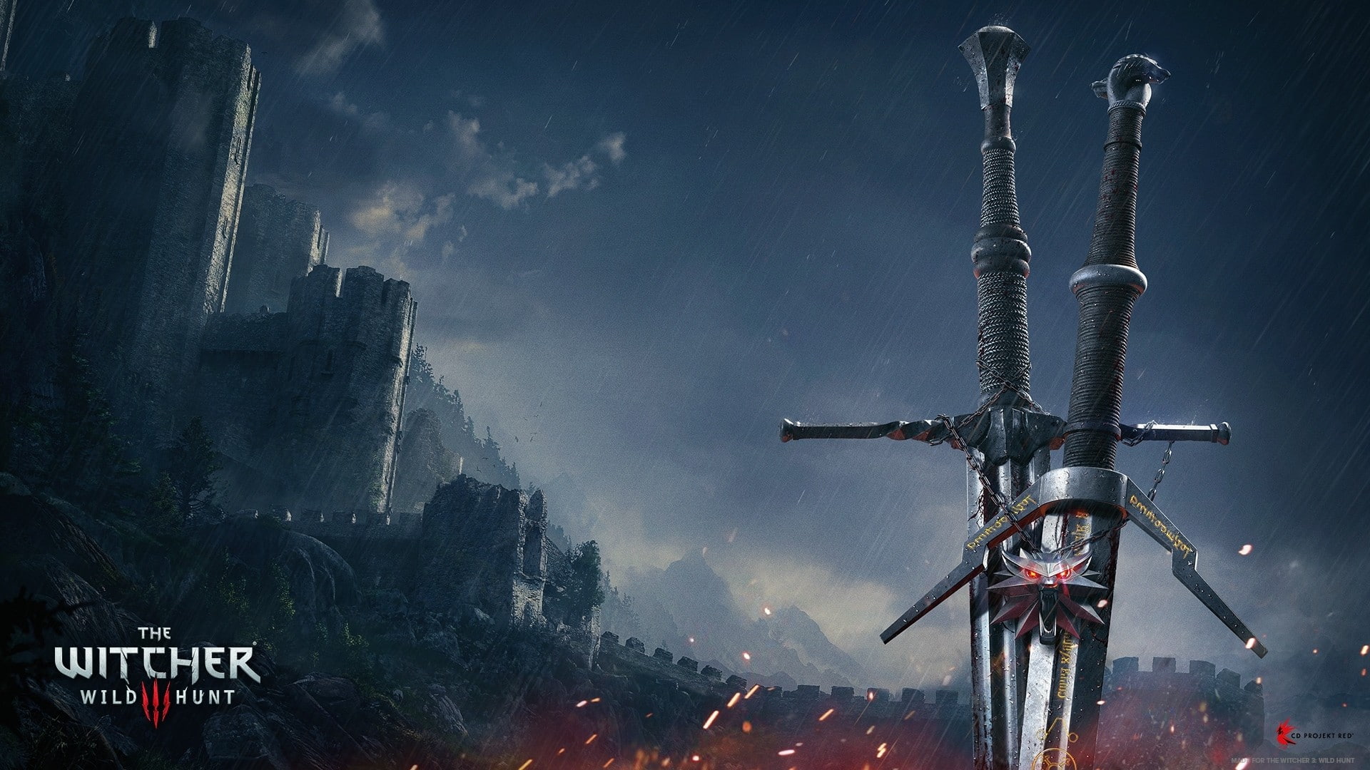 The Witcher 3 Wild Hunt Swords 2k
