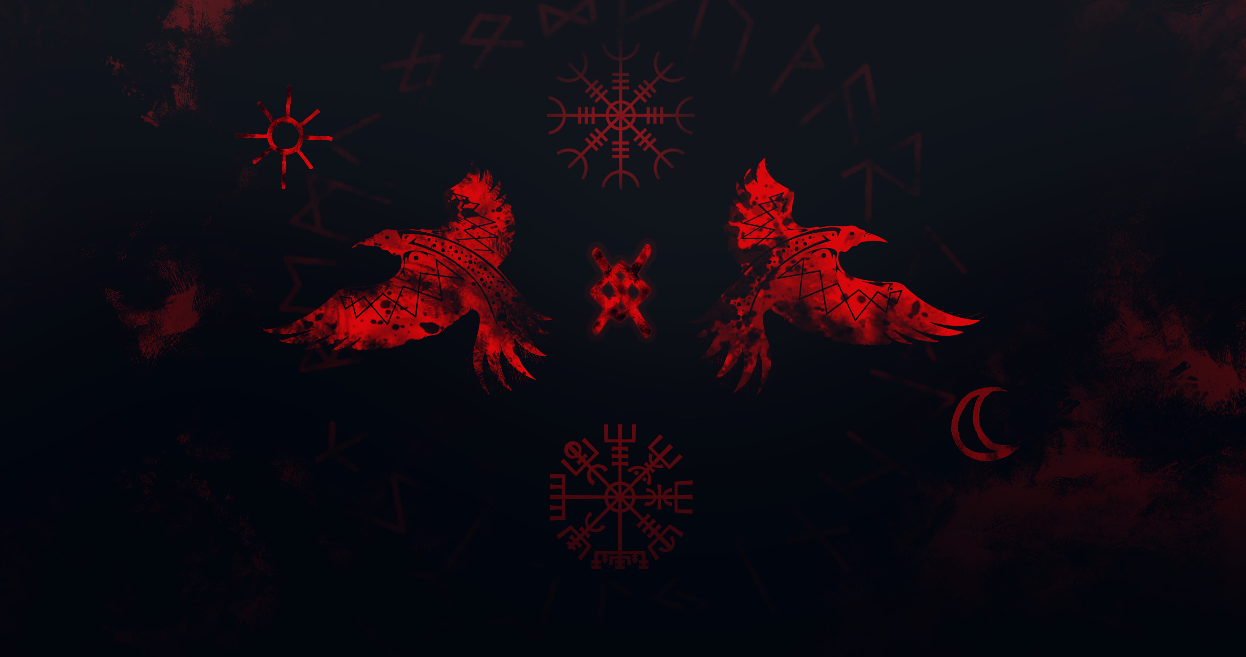 vikings artist artwork digital art hd night no people 2k 4k