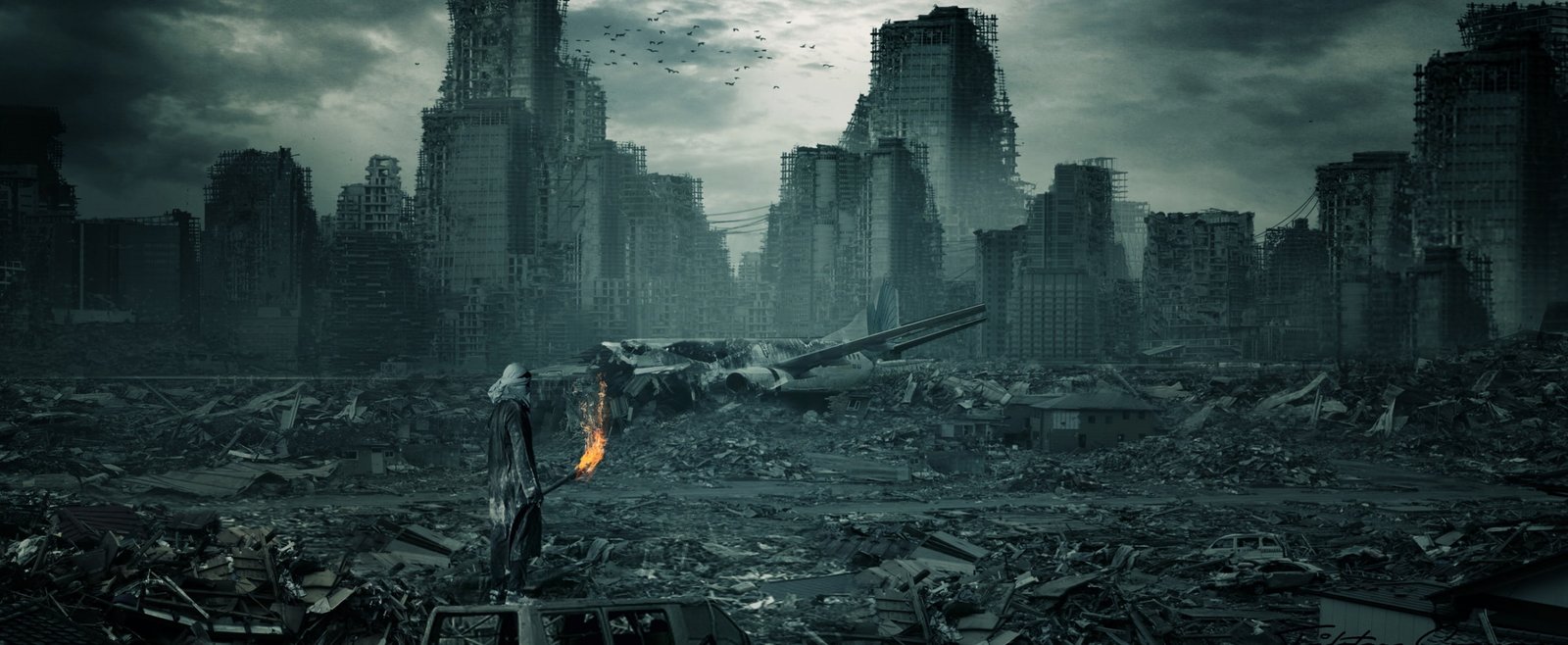 Apocalypse game poster Aero Creative Destruction City Design 2k